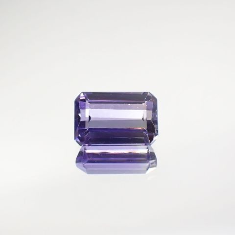 パーティカラータンザナイト(宝石名パーティカラード・ゾイサイト) タンザニア産 0.891ct ソ付(彩珠)[210711850]6.2×4.1mm前後
