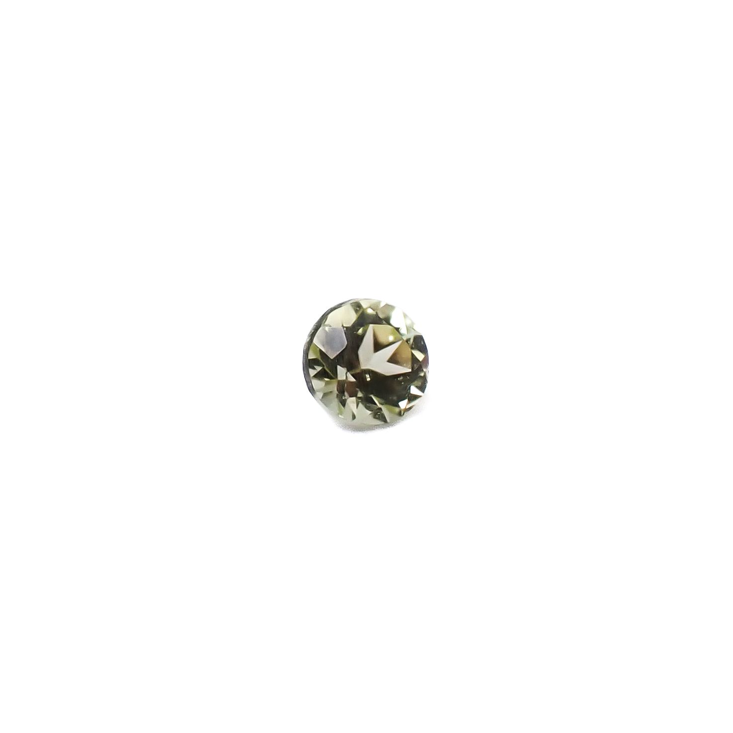 パラサイティックペリドット 採取地:ロシア・セイムチャン 0.024ct / 1.7x1.7mm前後 [260632350]