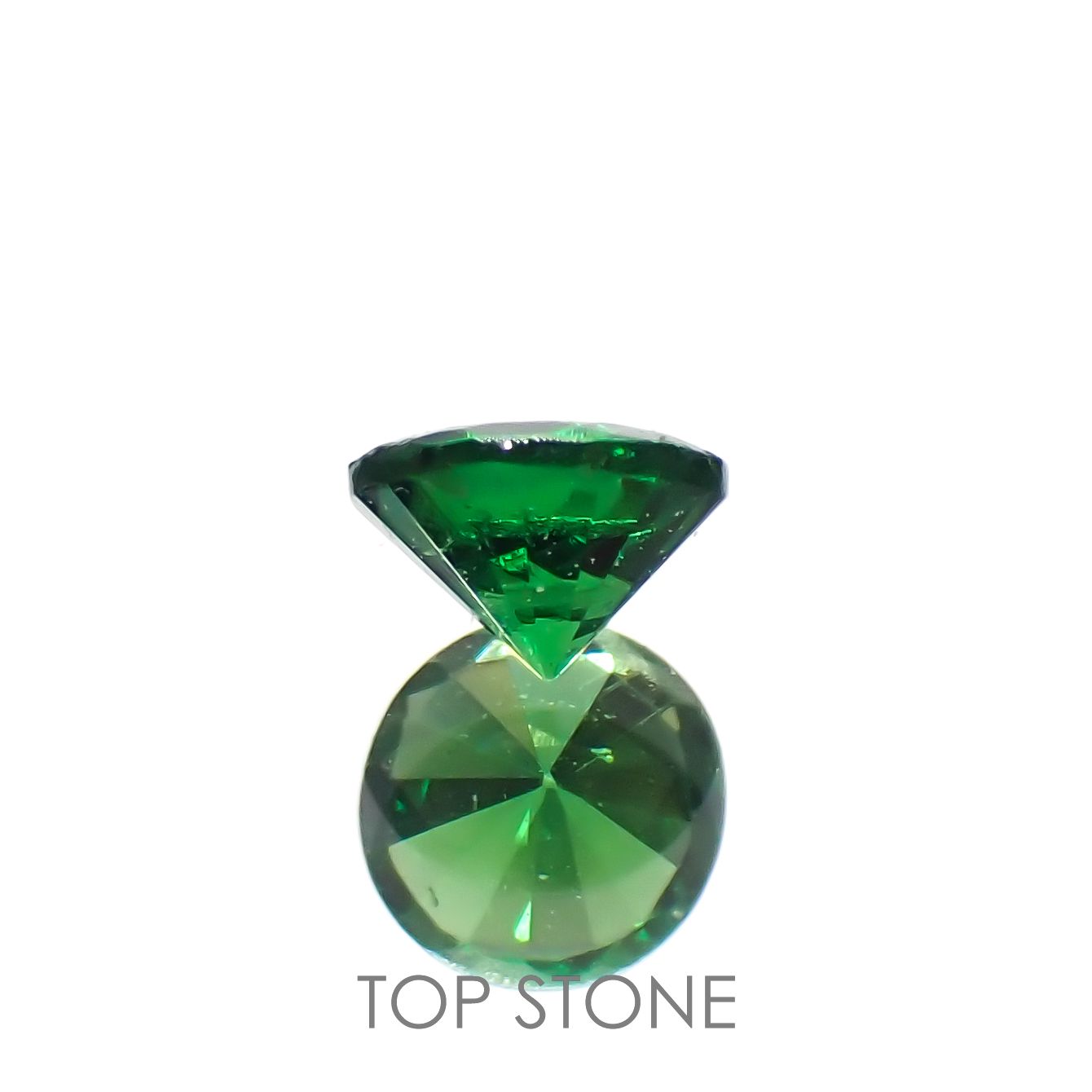 ツァボライト(宝石名ガーネット)タンザニア産 0.15ct 識別済[221018717]3.3x3.3mm前後