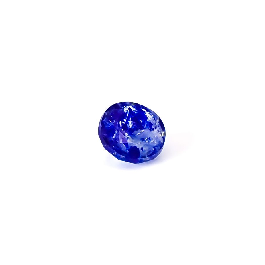 ラズライトインソーダライト フルオレッセンス アフガニスタン産 0.64ct / 5.9x5.8mm前後 [260431996]
