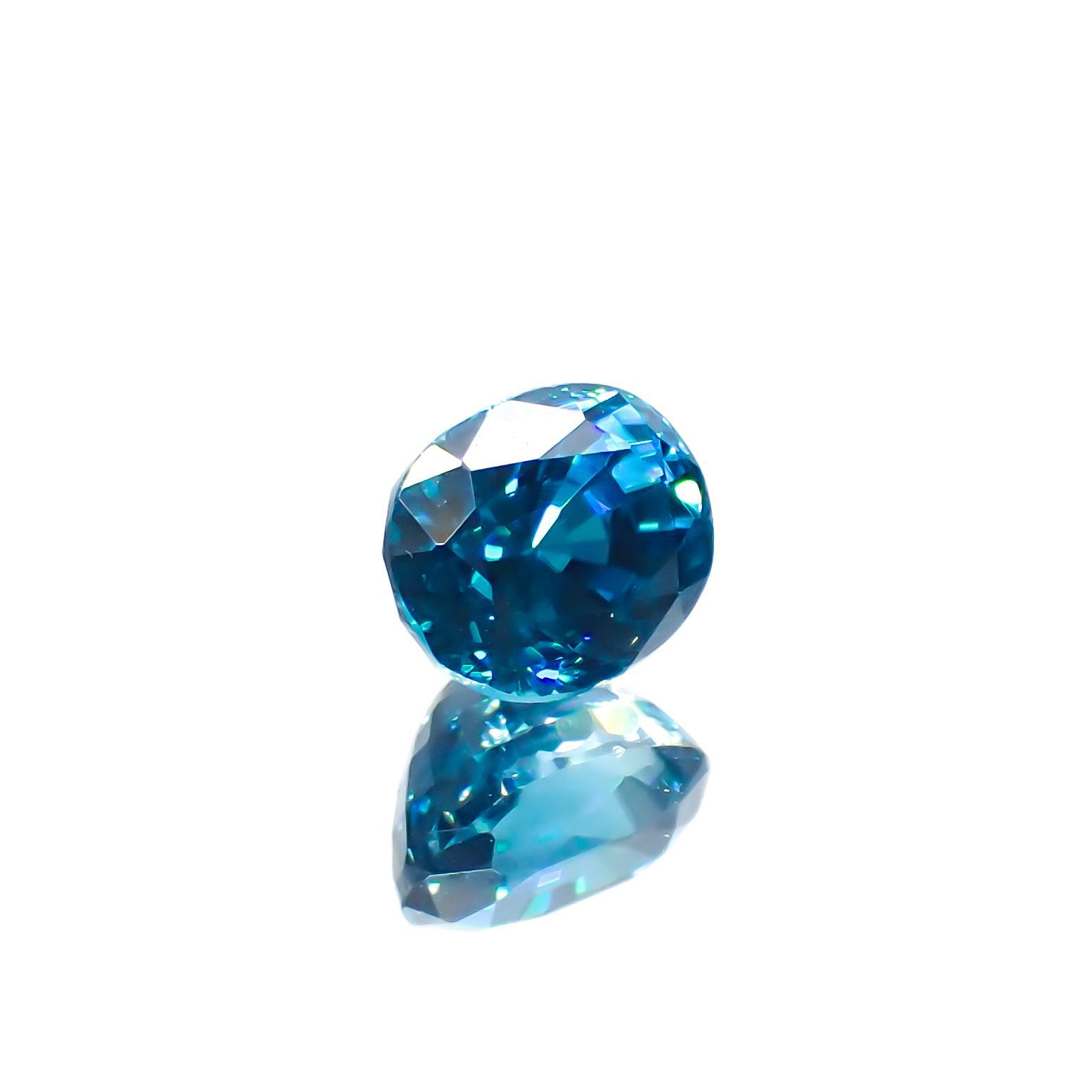 ラタナキリブルージルコン カンボジア産 1.89ct[220917927]6.5x5.4mm前後