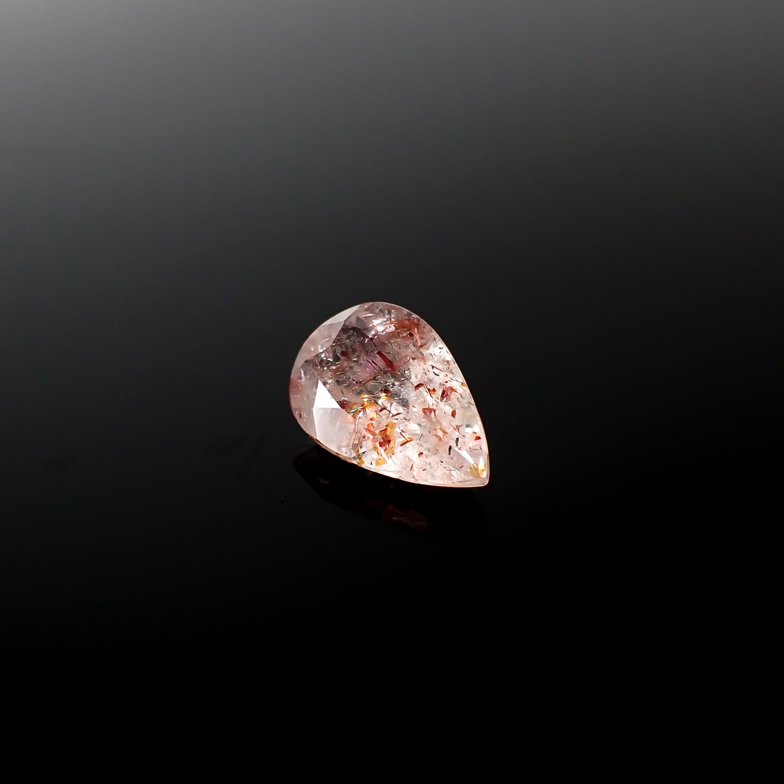 ファイヤークォーツ ナイジェリア産 1.73ct[240326722]10.6x7.1mm前後
