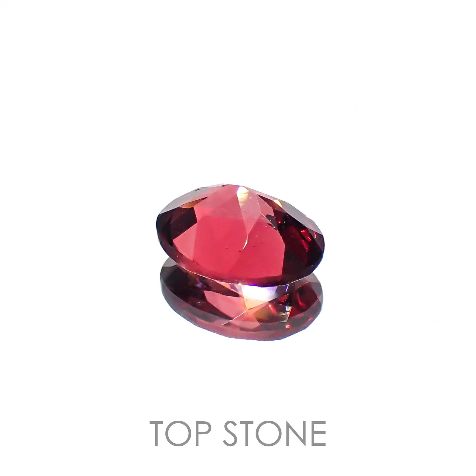 パイロープアルマンディンガーネット(宝石名パイロープ アルマンディン・ガーネット)ブラジル産 1.44ct 識別済[221219542]8x6mm前後