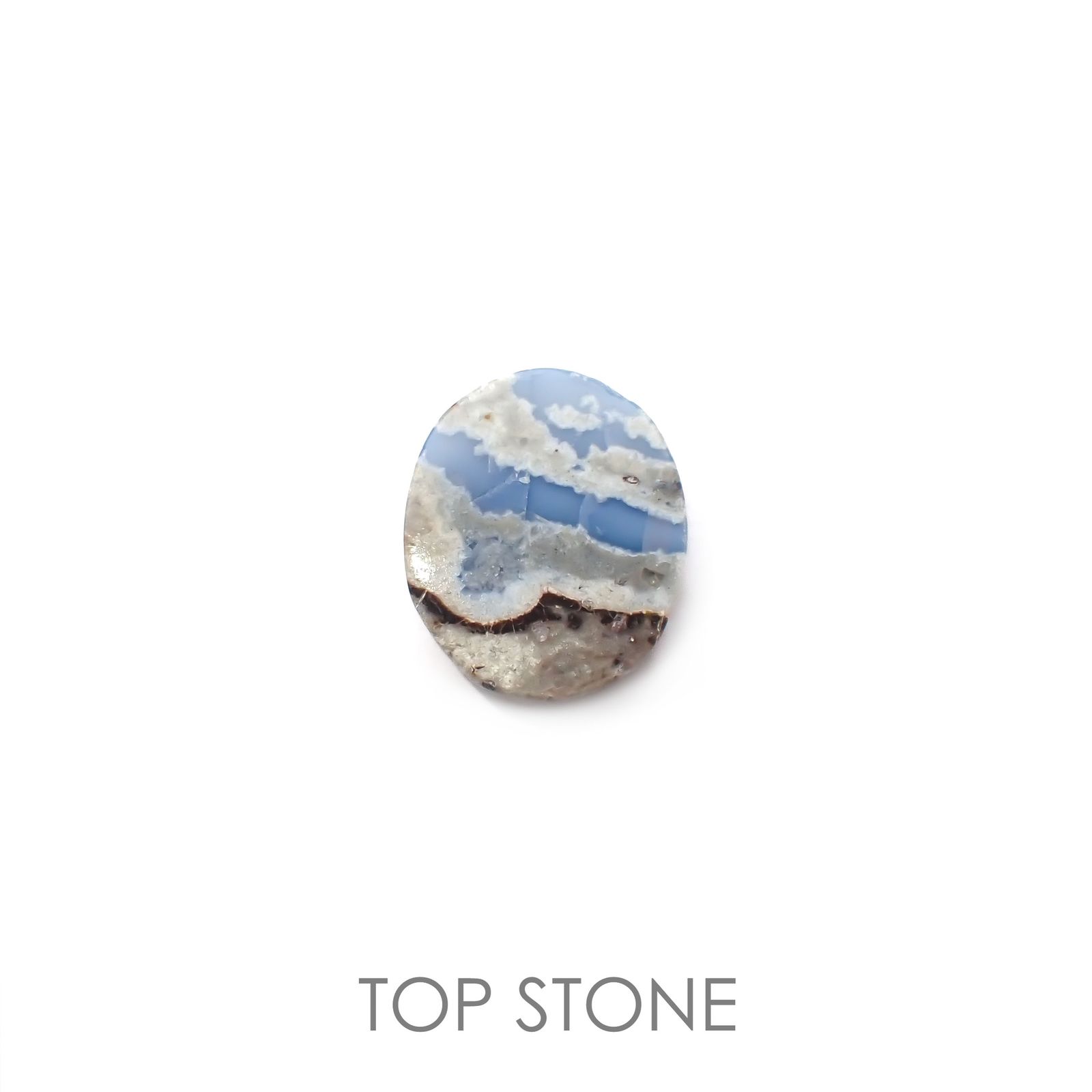 マトリックスブルーオパール アメリカ・オレゴン州産 3.52ct[220917809]12.1x10.3mm前後