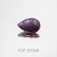 ブラッドショットアイオライト(宝石名アベンチュリン・アイオライト) インド産 0.90ct 識別済[210310452]8.9×6.1mm前後