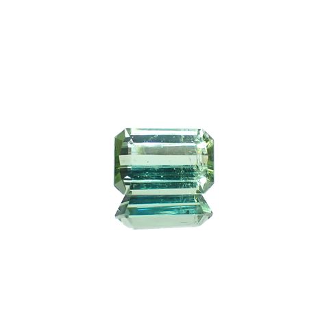 グリーントルマリン(宝石名トルマリン)アフガニスタン産 1.08ct 識別済[240527793]7.3x4.9mm前後