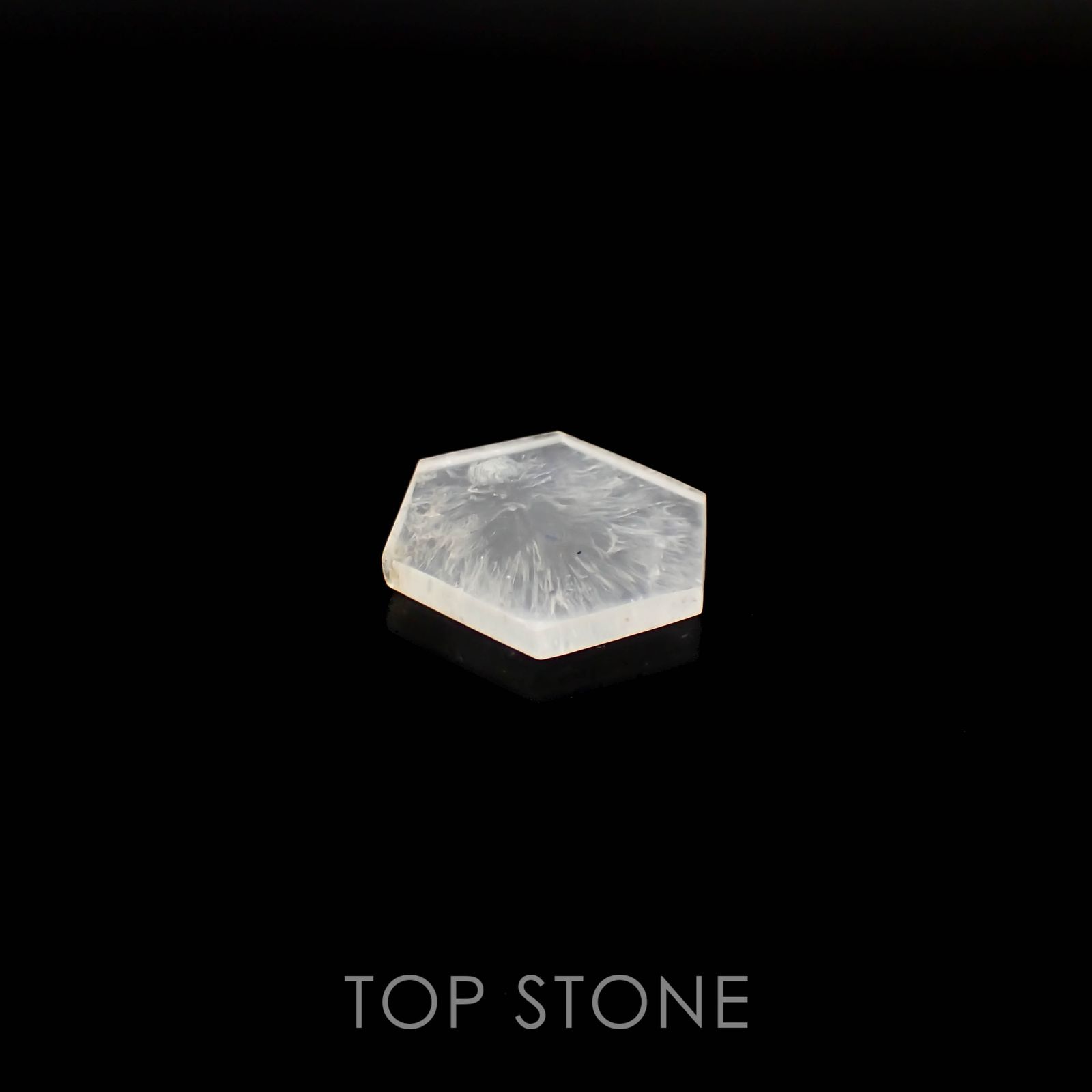 トラピッチェクォーツ 偏光板2枚付き コロンビア・ボヤカ産 30.76ct[230220812]26.5x23.2mm前後