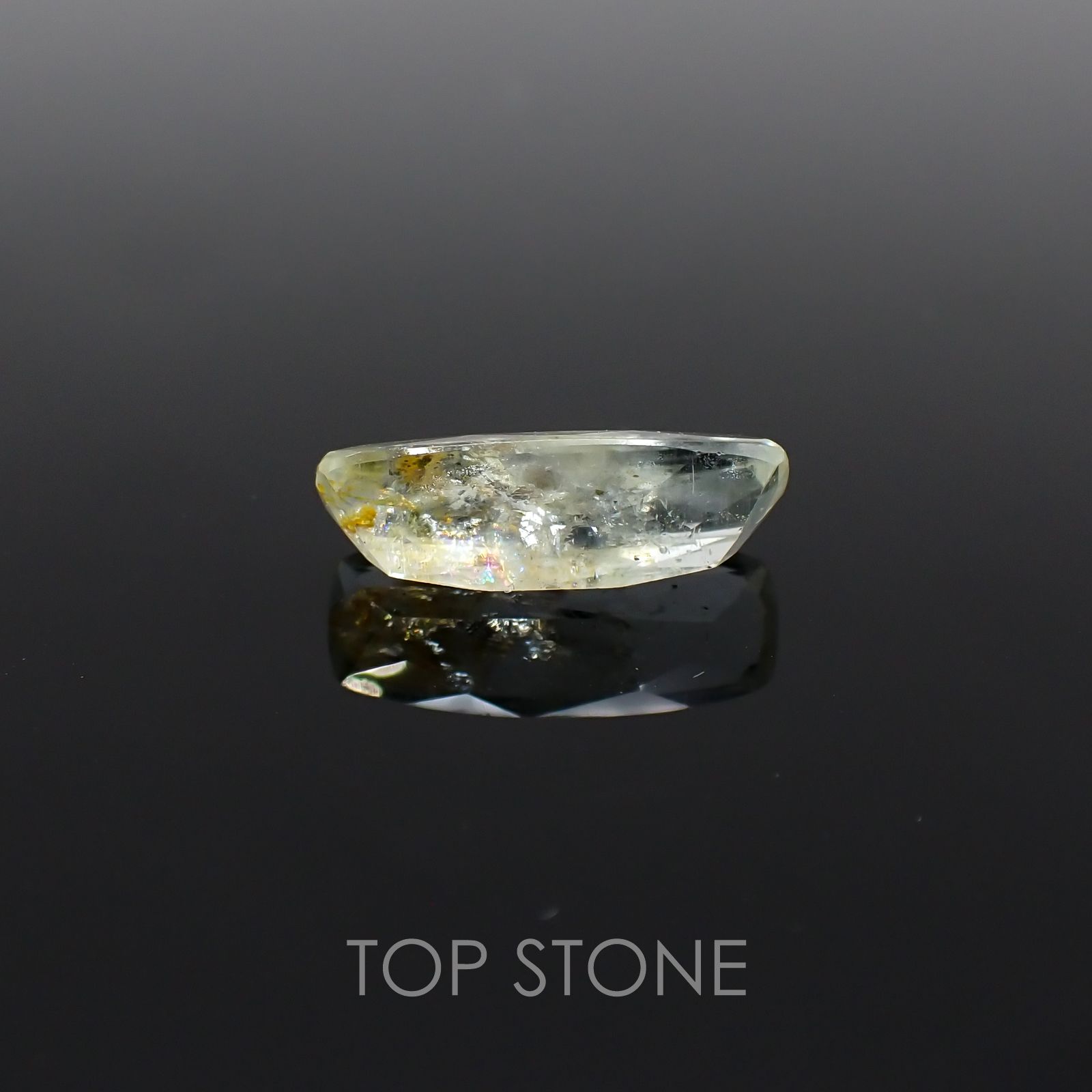 オーロラアクアマリン ブラジル産 ルース 2.99ct[210310185]14.8×6.3mm前後