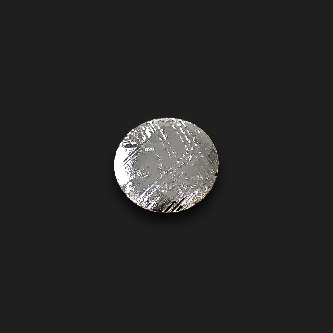 ムオニナルスタ隕石 発見地:スウェーデン 6.31ct[240125743]10.5x10.4mm前後