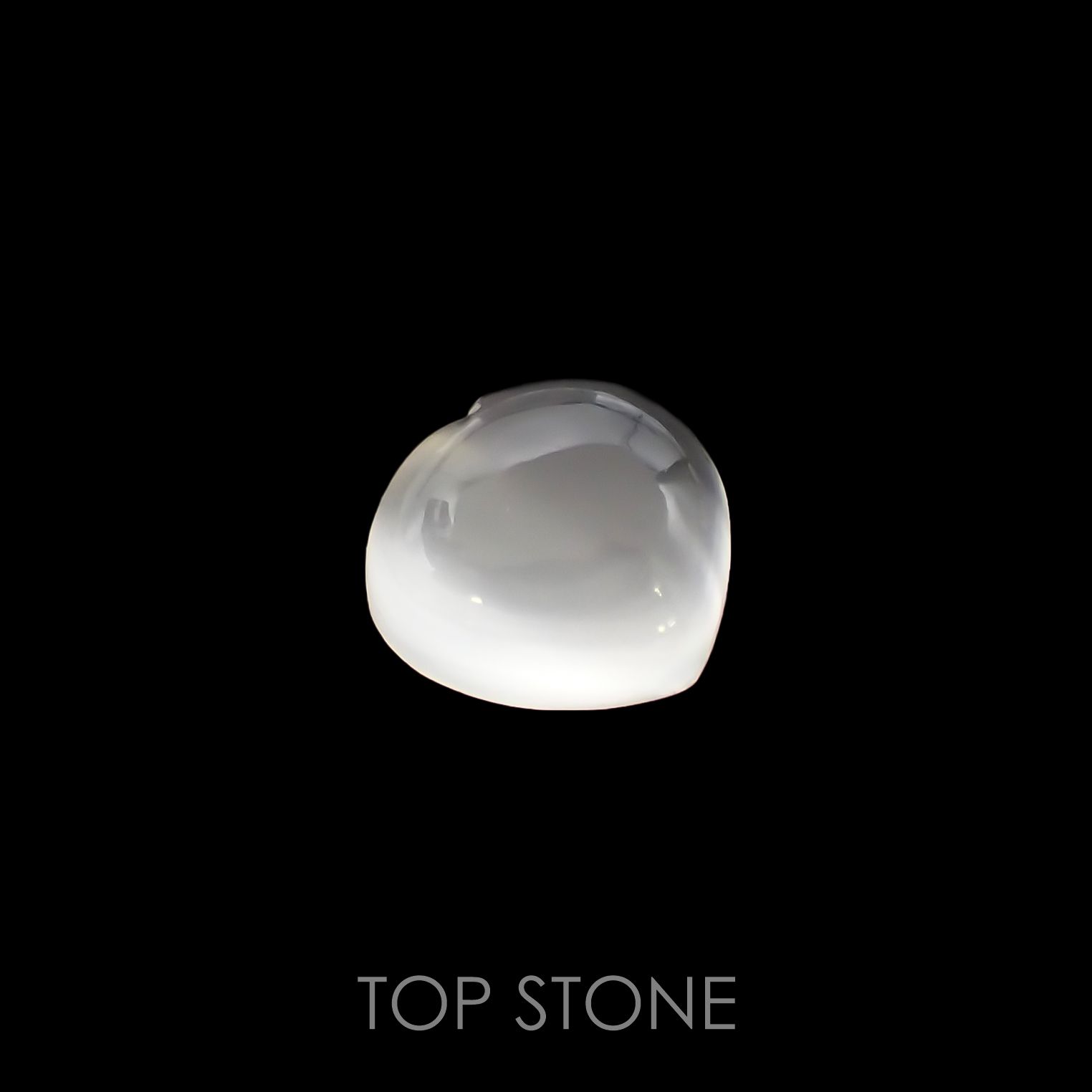 ムーンストーンキャッツアイ(宝石名ムーンストーン・キャッツアイ) インド産 3.32ct 識別済[210812727]9.9×9.8mm前後