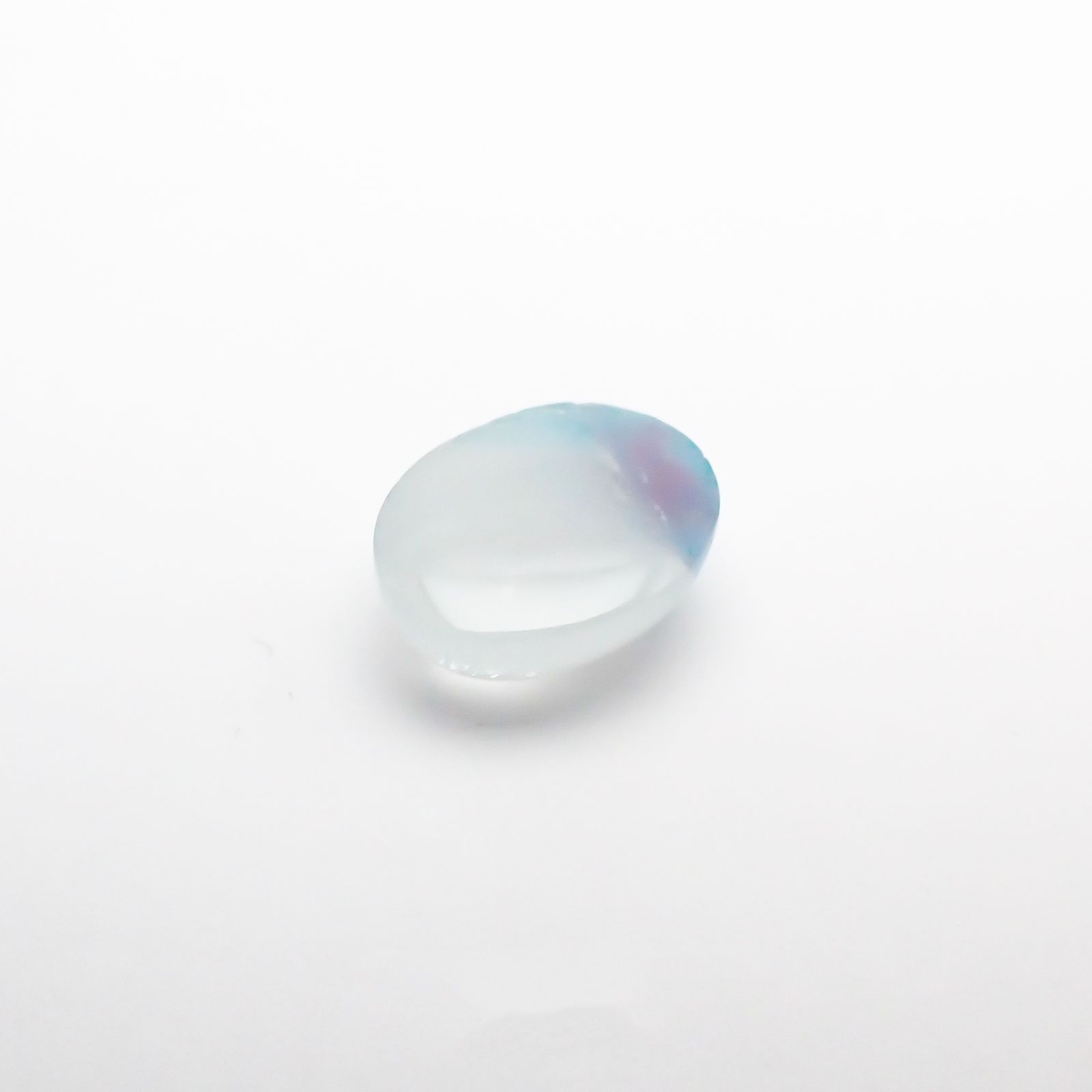 パライバトルマリンインクォーツ(宝石名トルマリンインクォーツ/別名パライバ・トルマリンインクォーツ) ブラジル産 1.991ct ソ付(宝貴協)[210611239]8.9×7.0mm前後