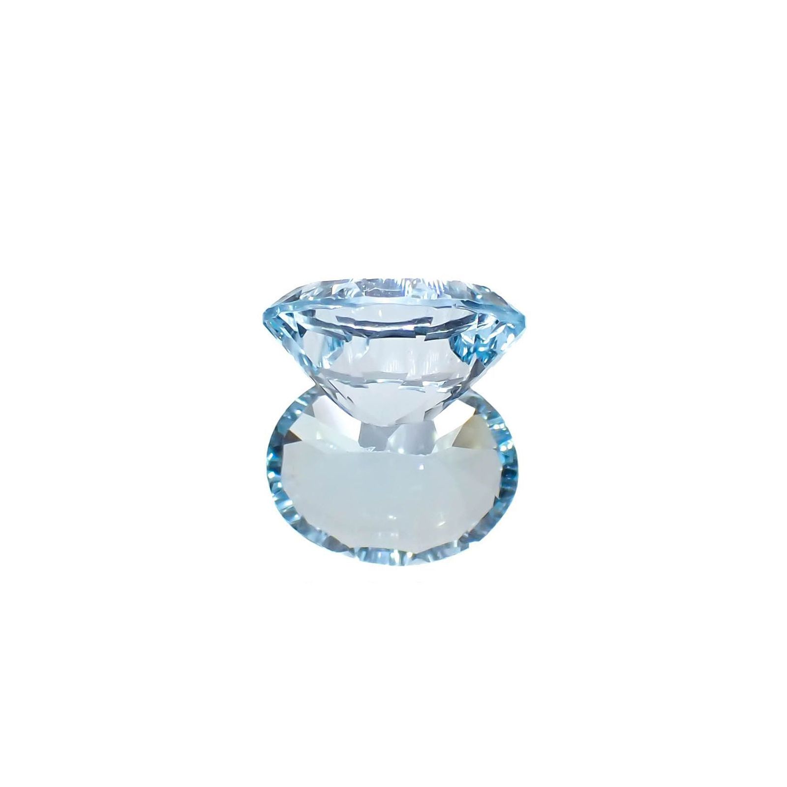 ブルートパーズ ブラジル産 3.03ct / 10.1x7.9mm前後 [251019352]