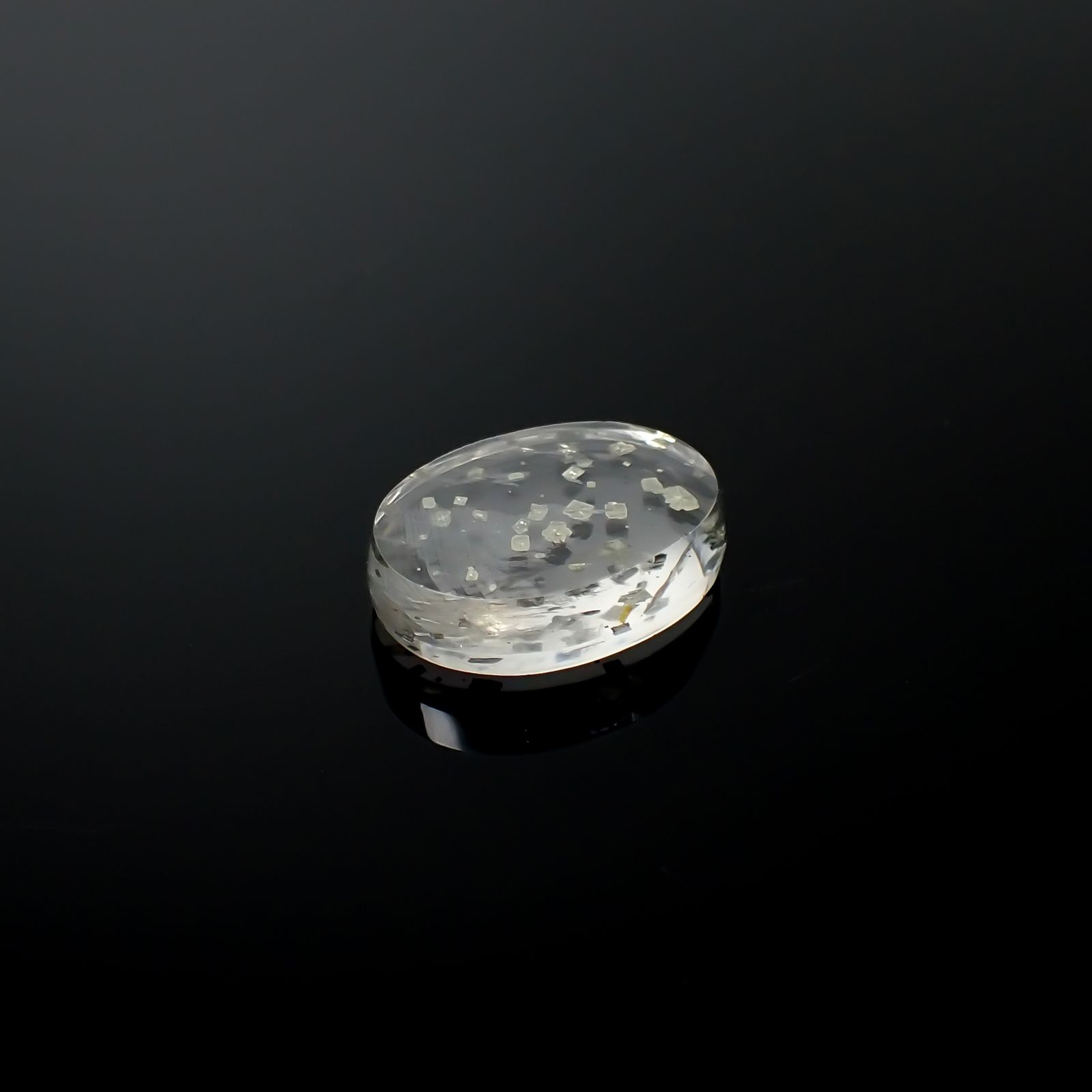 パイライトインクォーツ ブラジル産 13.60ct[240225909]19x14.4mm前後