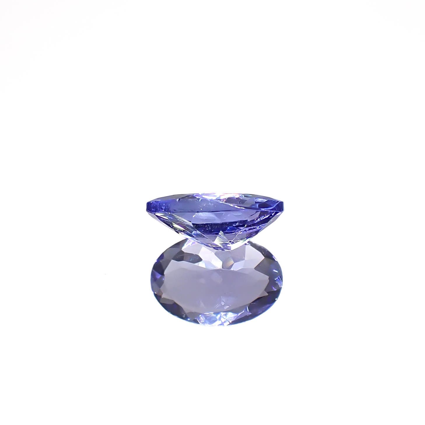 タンザナイト(宝石名タンザナイト)タンザニア産 0.64ct 識別済[240627887]6.9x4.8mm前後