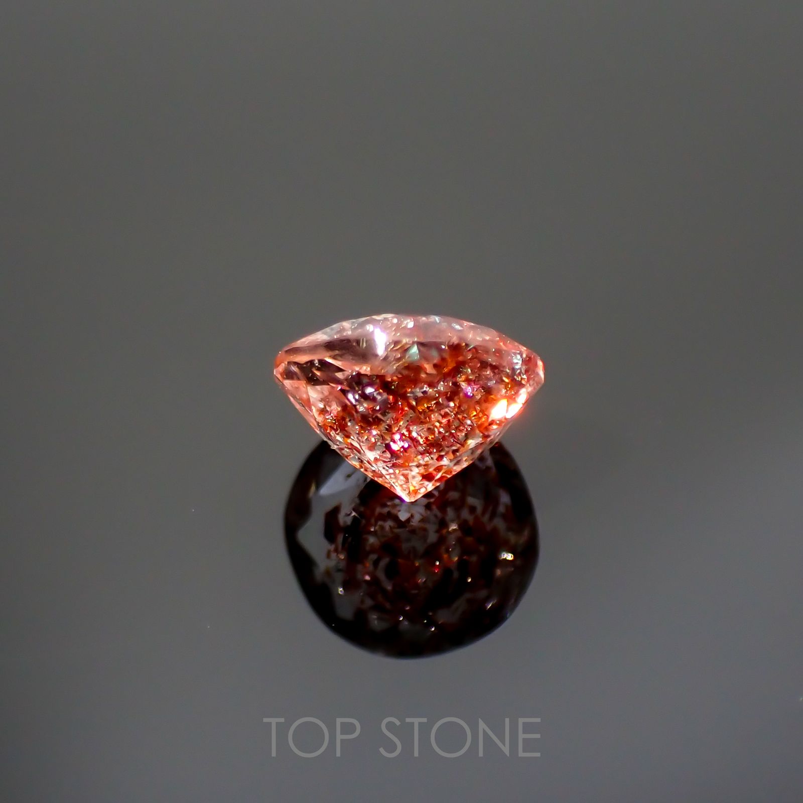 ファイヤークォーツ ナイジェリア産 1.21ct[220114751]7.1x7.1mm前後