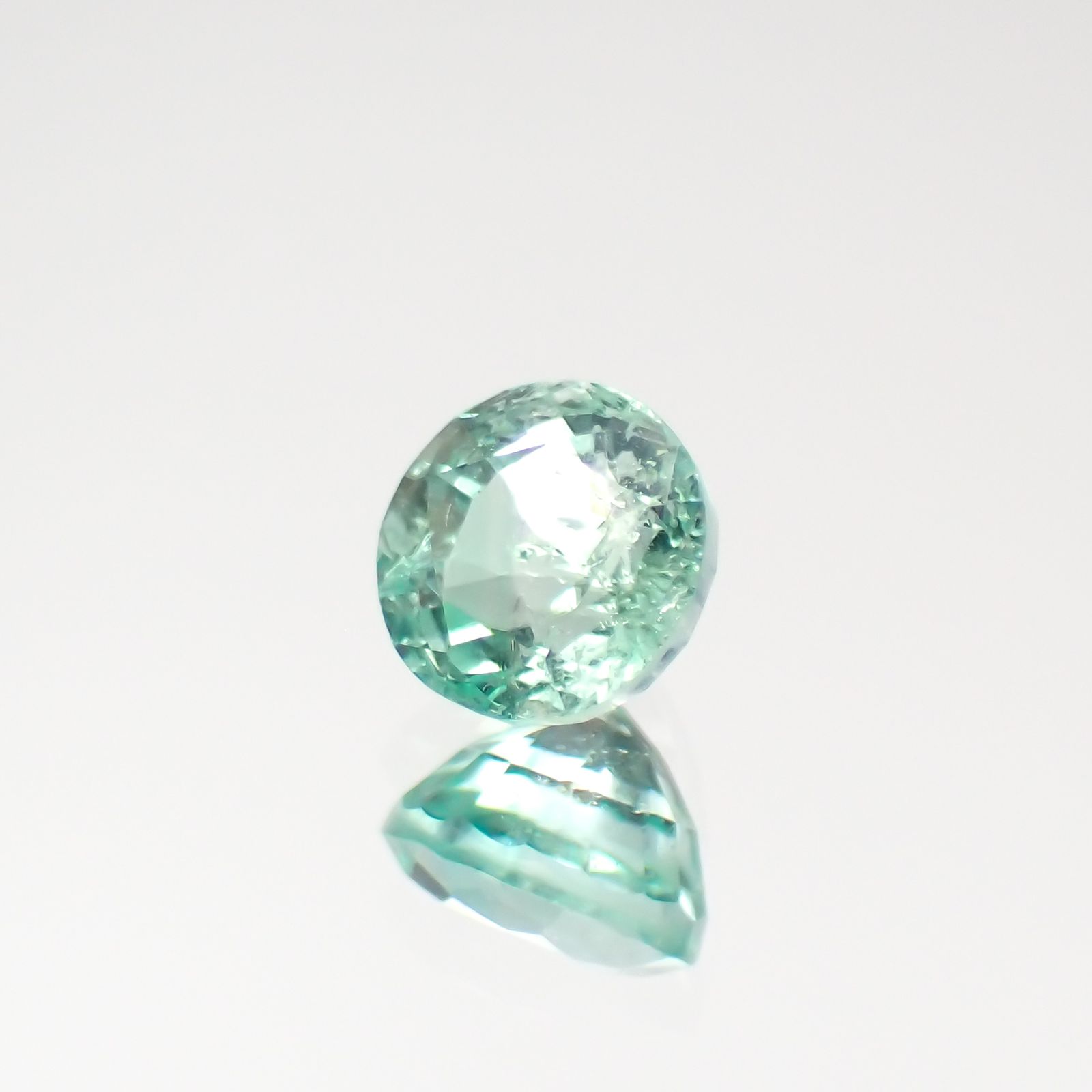 パステルカラーエメラルド コロンビア産 0.26ct[230421729]3.9x3.8mm前後