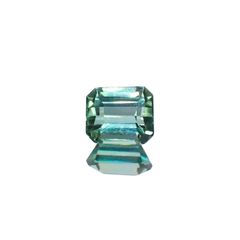 ブルーグリーントルマリン(宝石名トルマリン)ルワンダ産 識別済 0.93ct / 6x5.1mm前後 [221118986]