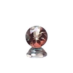 バイカラーアンデシン モンゴル産 0.46ct [250129705]5.1x5.1mm前後
