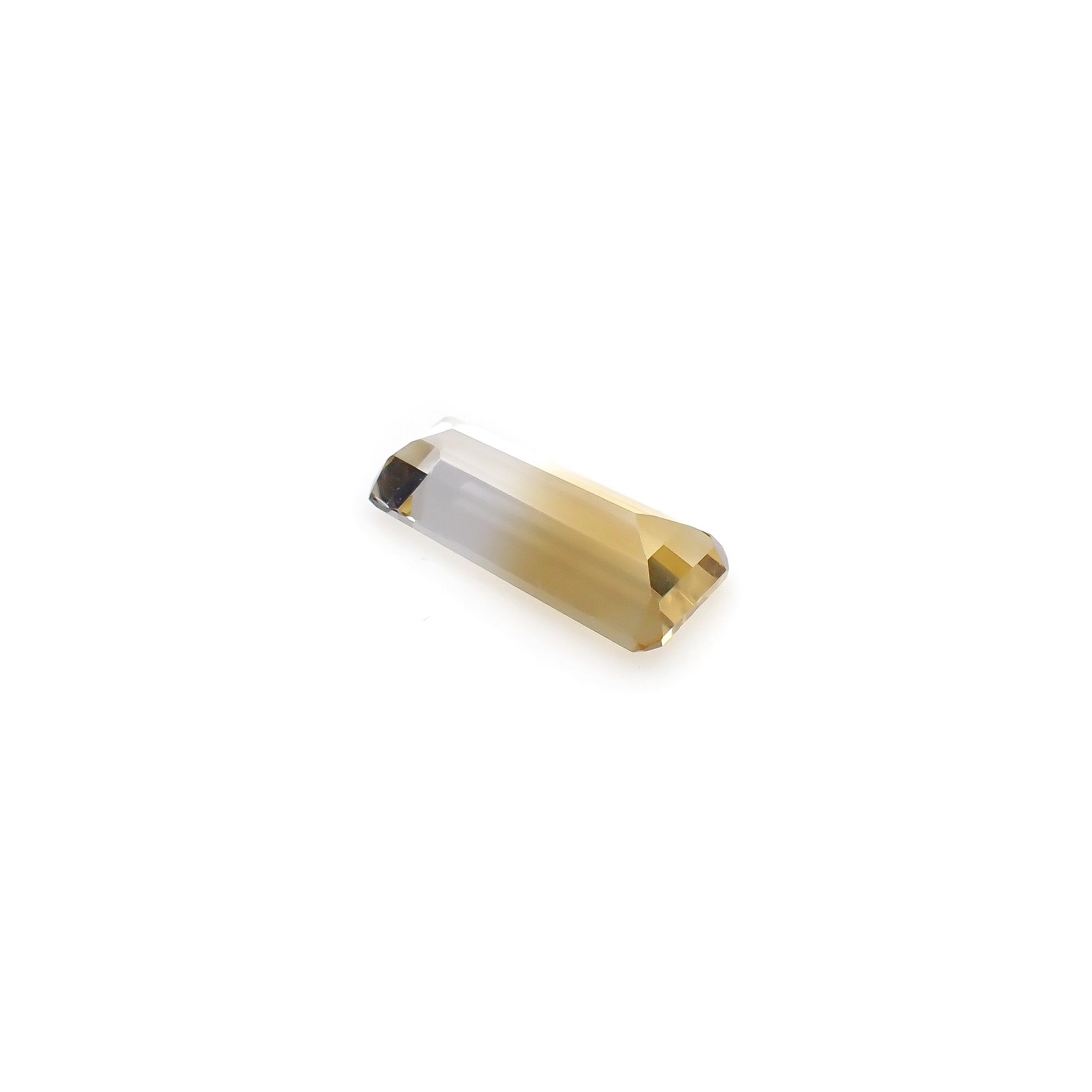バイカラーシトリン ブラジル・ミナスジェライス州産 11.79ct[240326471]22.5x9.4mm前後