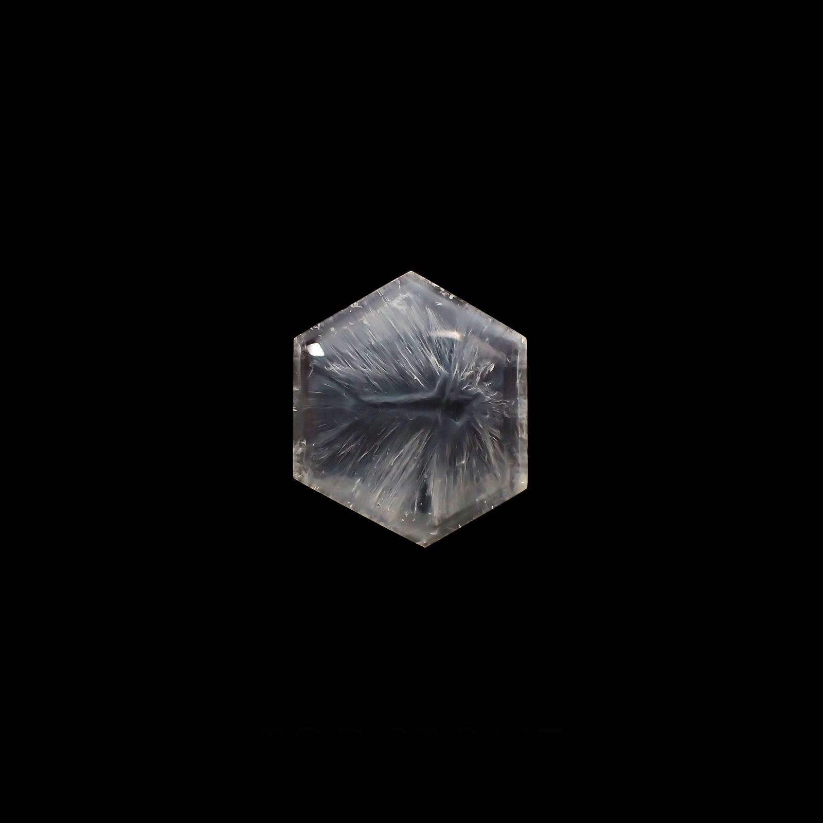 トラピッチェクォーツ 偏光板2枚付き コロンビア・ボヤカ産 44.25ct[230321101]28.1x26.6mm前後