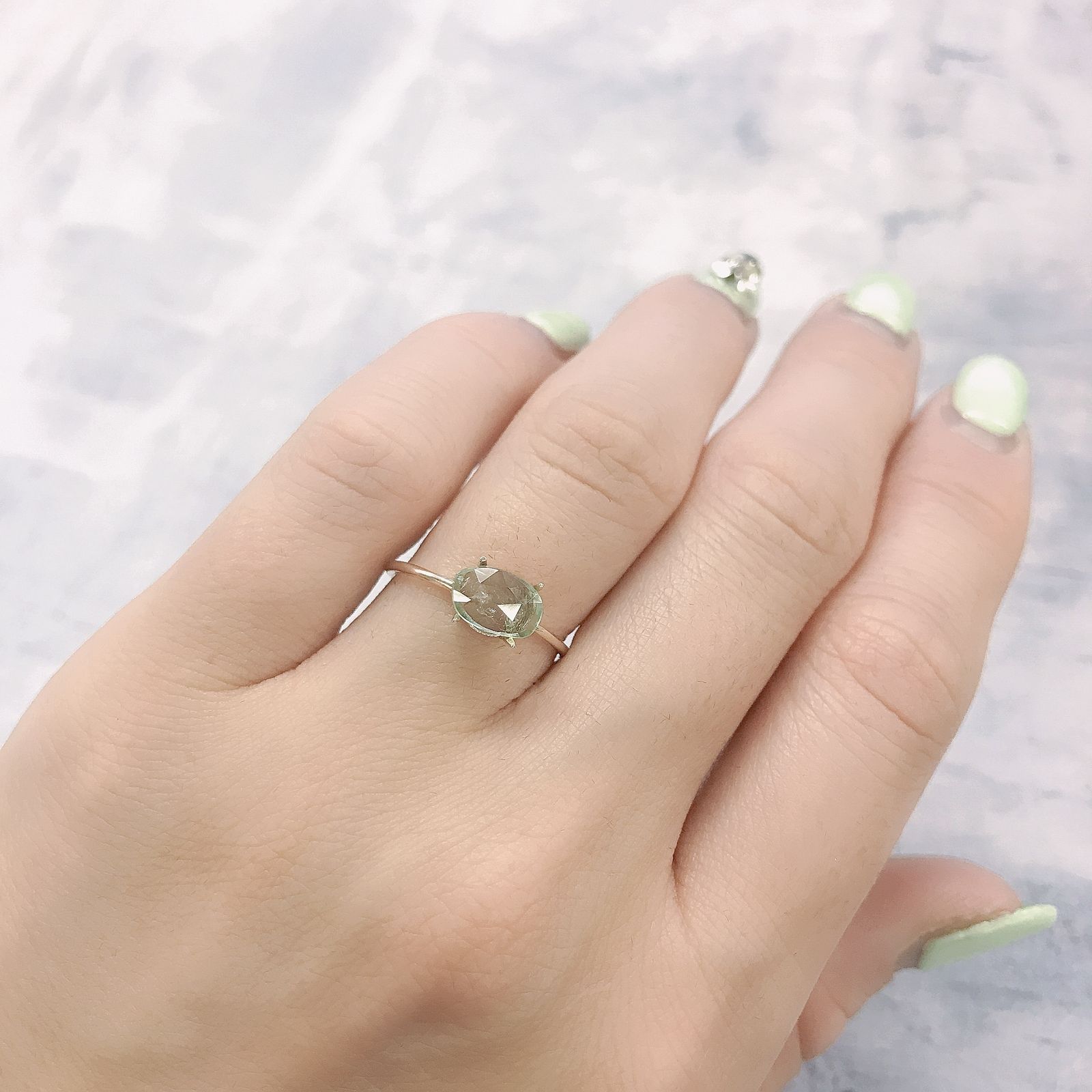 ◇ローズカット◇バナジウムコーネルピン(宝石名コーネルピン)タンザニア・タンガ州産 1.01ct 識別済[220115548]7.7x5.1mm前後
