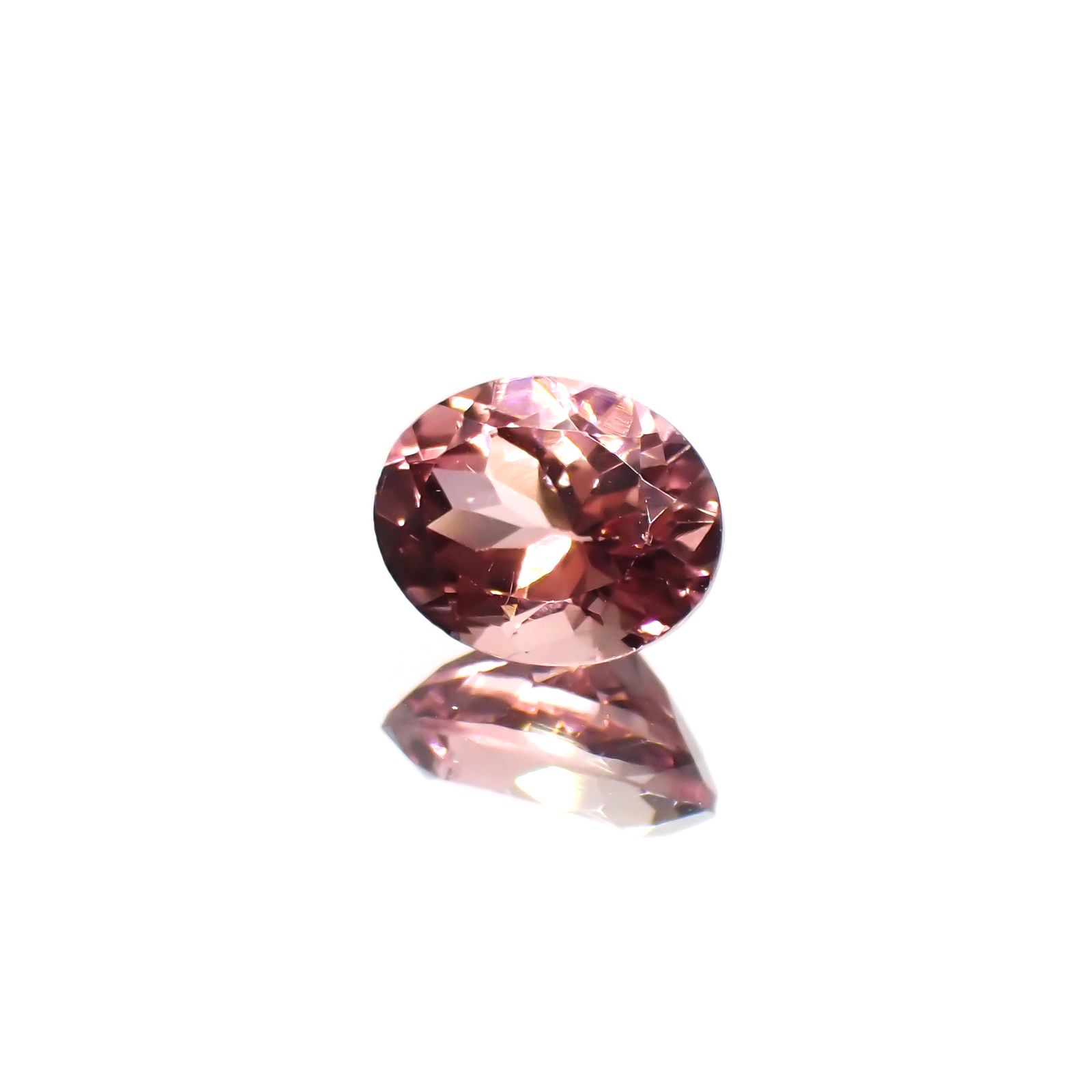 バイカラートルマリン(宝石名トルマリン)コンゴ産 2.12ct 識別済[250114994]9x7.2mm前後
