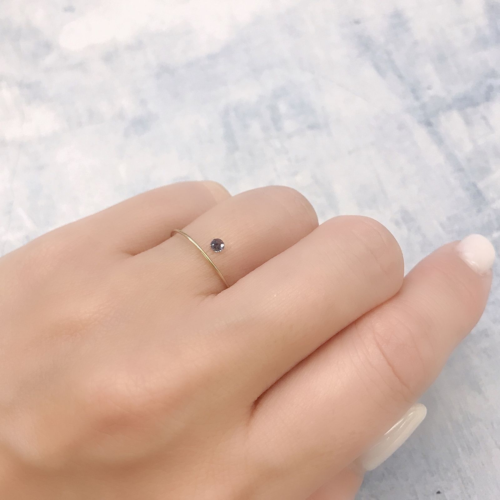 カラーチェンジガーネット アレキタイプ(宝石名ガーネット)マダガスカル・ベキリー産 0.077ct 識別済[220616532]2.5x2.5mm前後