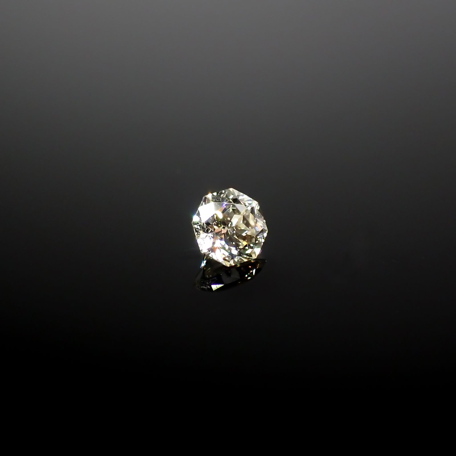 ◇オクタゴンカット◇ダイヤモンド 0.12ct[240427037]3x2.9mm前後