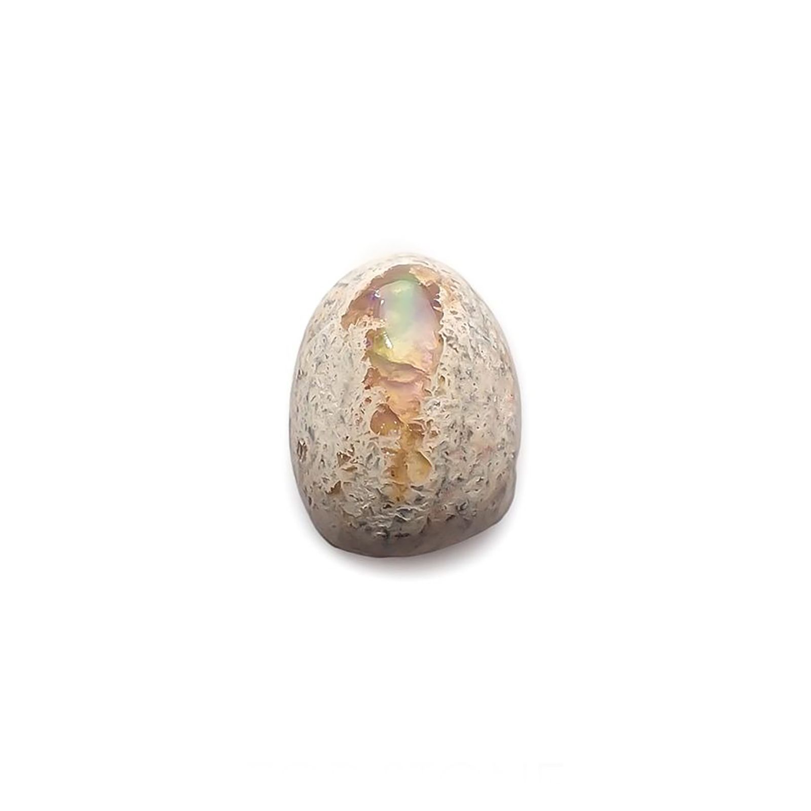 カンテラオパール  メキシコ産 4.68ct / 13.7x10.4mm前後 [251017197]