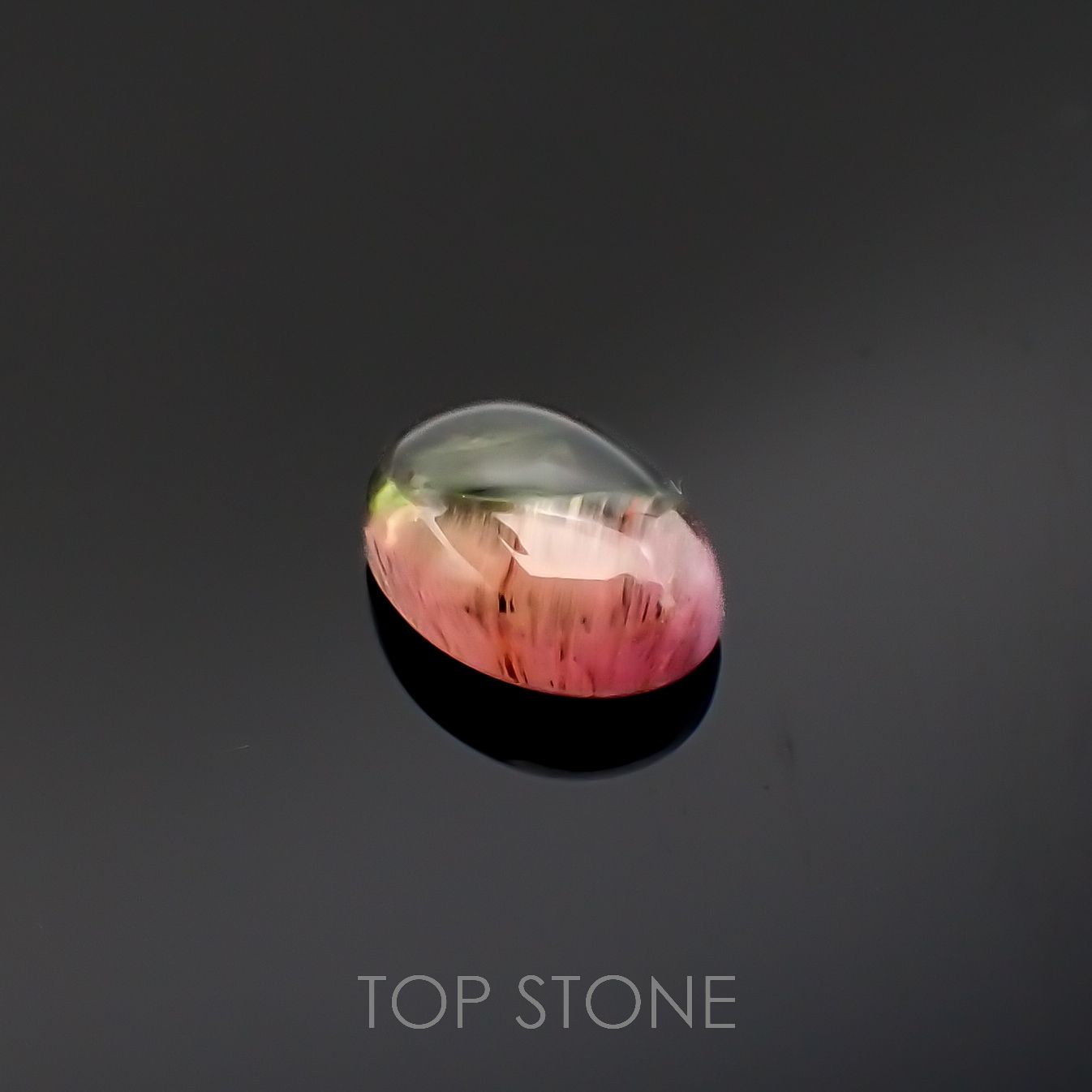 バイカラートルマリンキャッツアイ ブラジル産 0.97ct[221018601]7.1x5.1mm前後