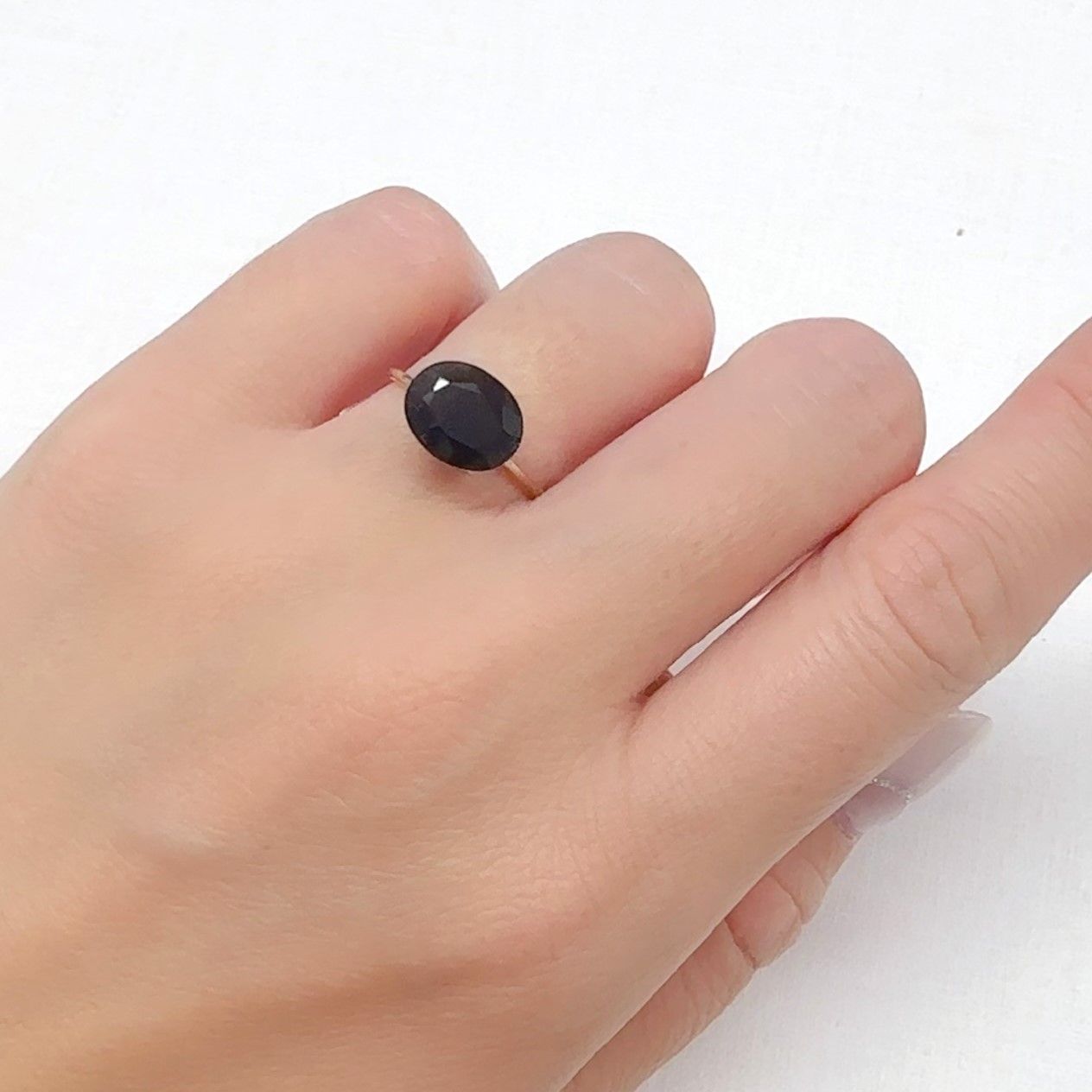 モリオン チベット産 2.34ct[240427353]10x8mm前後
