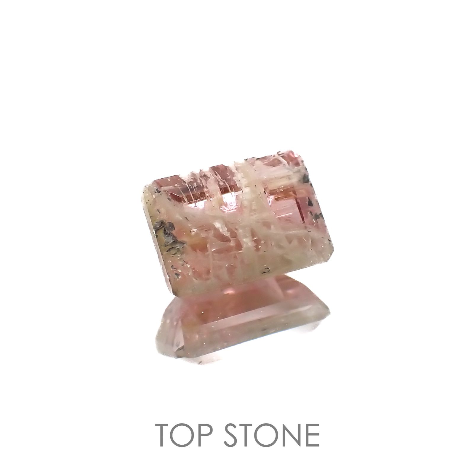 ゼブラトルマリン ブラジル産 1.26ct[220917651]7.4x5.3mm前後