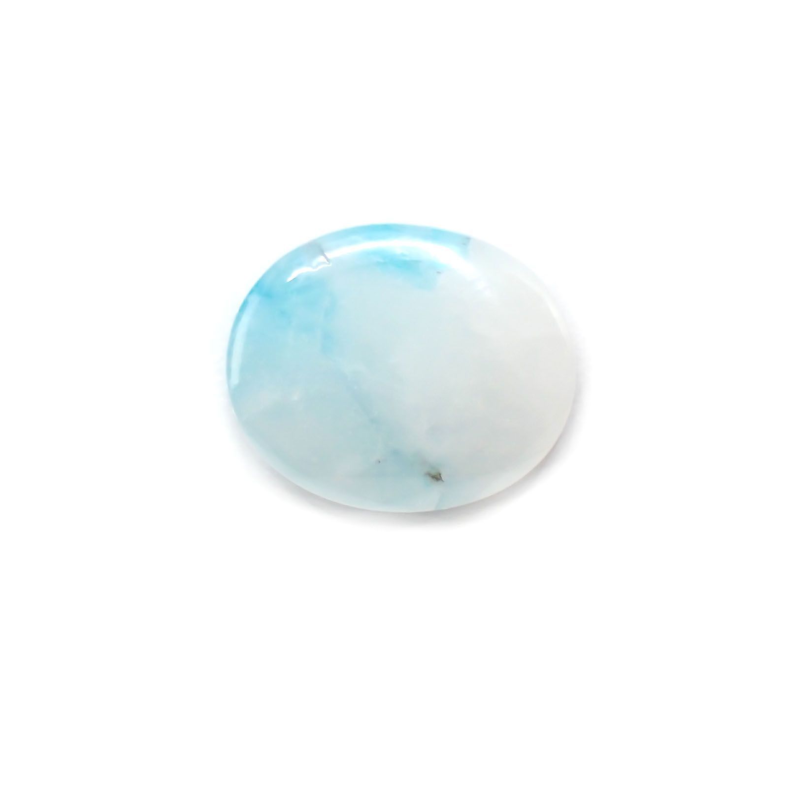 パライバトルマリンインクォーツ ブラジル産 ルース 3.77ct[210310305]10.9×8.9mm前後