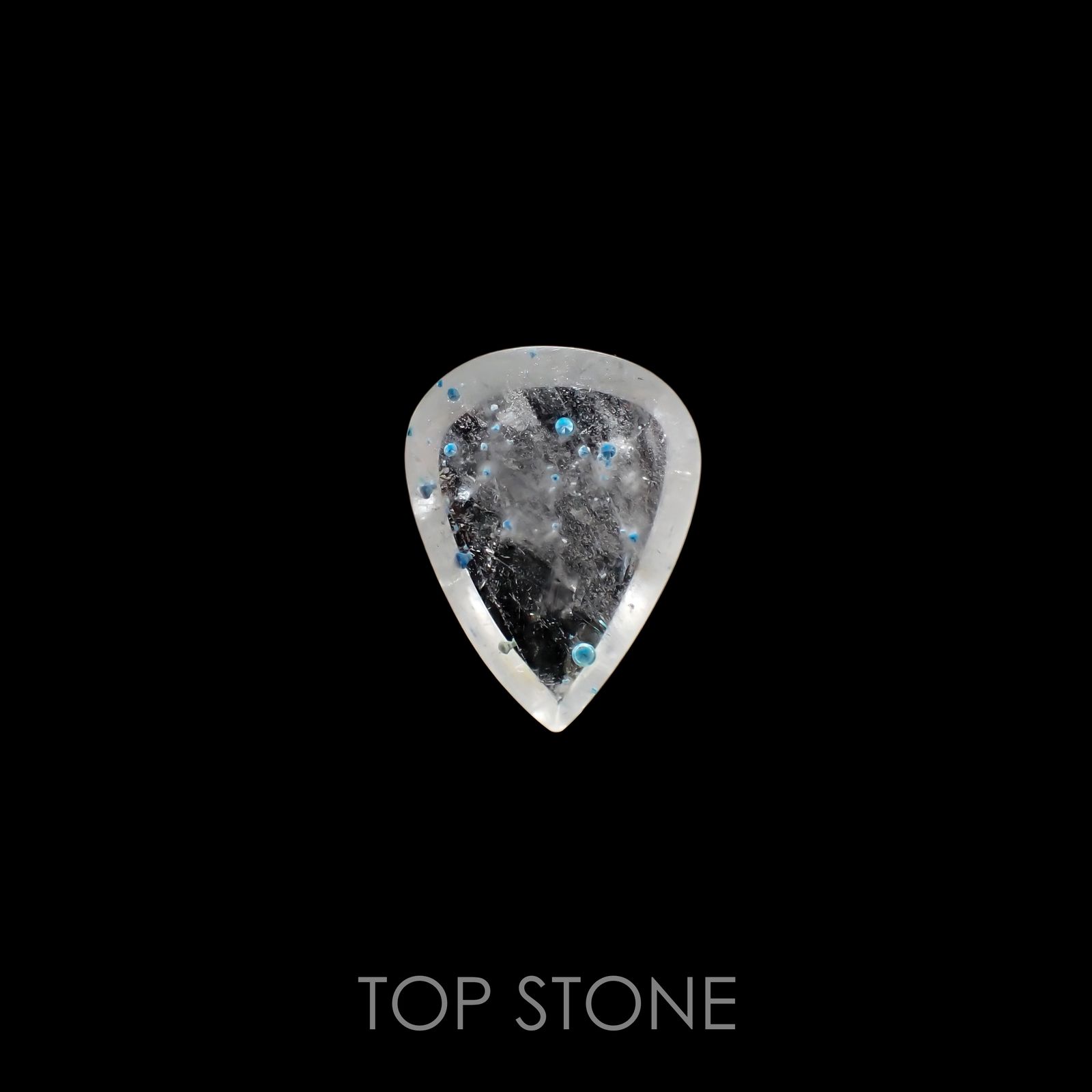 パライバクォーツ ブラジル産 17.64ct[220115021]22.7x17.5mm前後