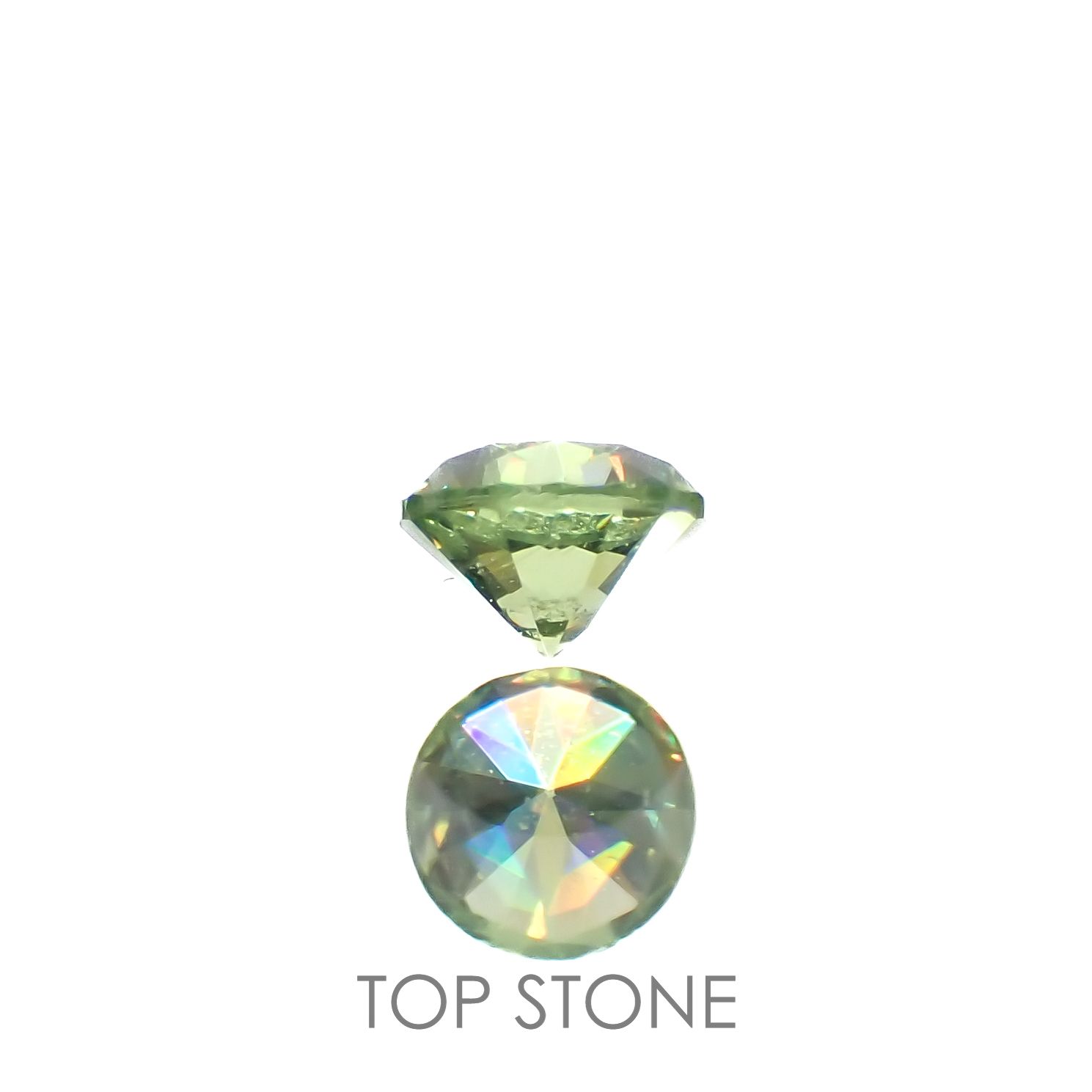 デマントイドガーネット(宝石名デマントイド・ガーネット)ロシア産 0.16ct 識別済[220616524]3.1x3.1mm前後
