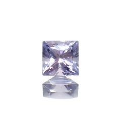 ◇プリンセスカット◇ラベンダーサファイア(宝石名サファイア)東アフリカ産 0.22ct 識別済[250817371]3.3x3.2mm前後