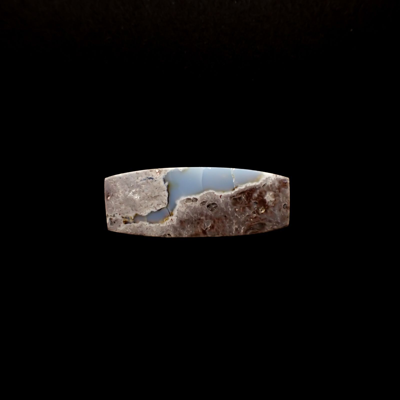 マトリックスブルーオパール アメリカ・オレゴン州産 4.55ct[220917816]21.1x8.1mm前後