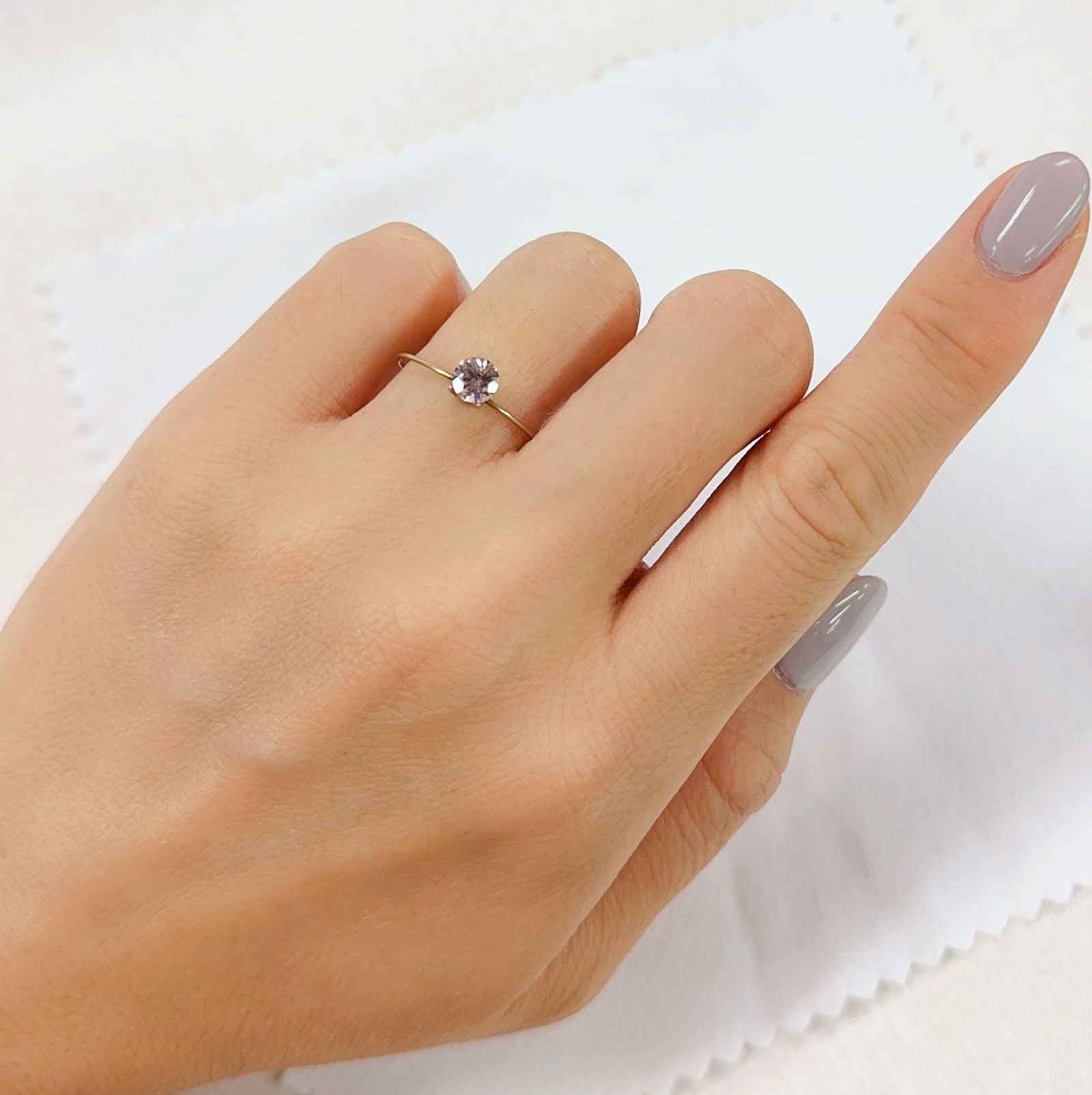 ドラゴンガーネット タンザニア産 0.59ct[230923314]4.9x4.9mm前後