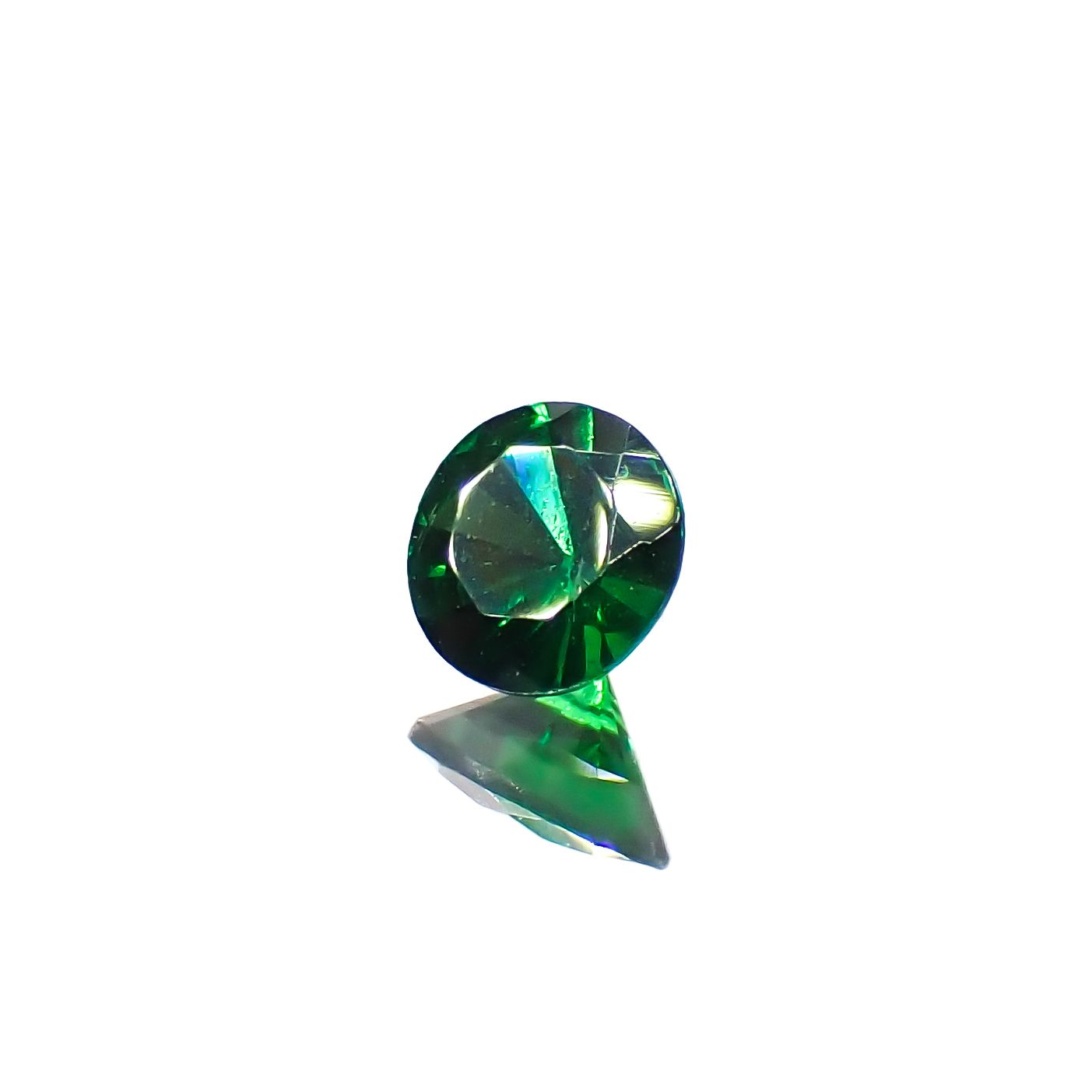 ツァボライト(宝石名グリーン グロッシュラー・ガーネット)タンザニア産 0.13ct 識別済[240226093]3.1x3.1mm前後