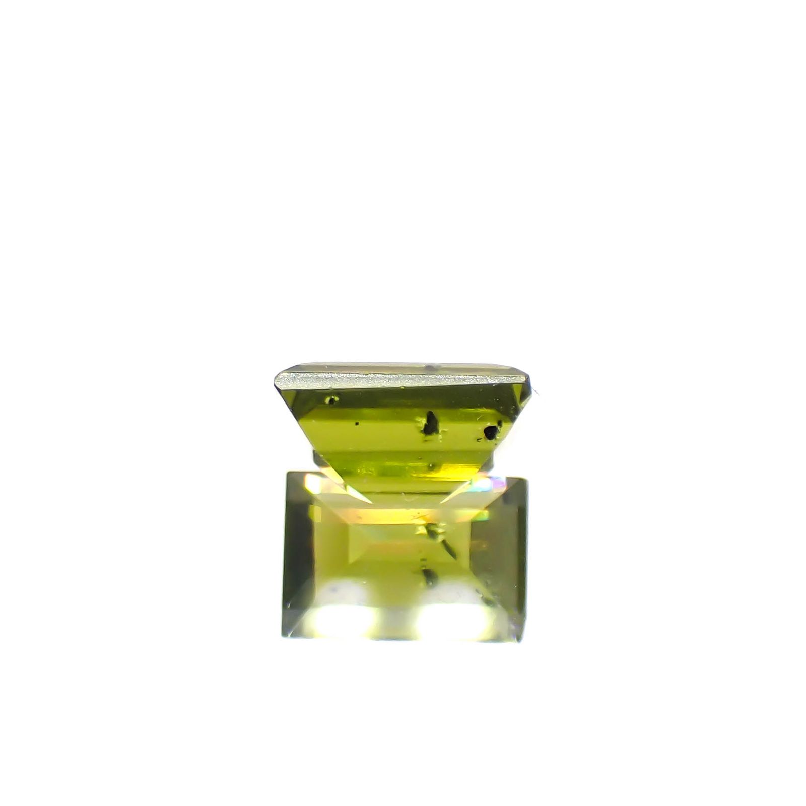 ブラックリリーパッドペリドット アメリカ・アリゾナ州産 1.05ct[240627936]6.9x4.7mm前後