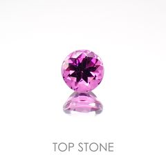 マラヤガーネット タンザニア産 ルース 0.46ct[20117594]4.1×4.1mm前後
