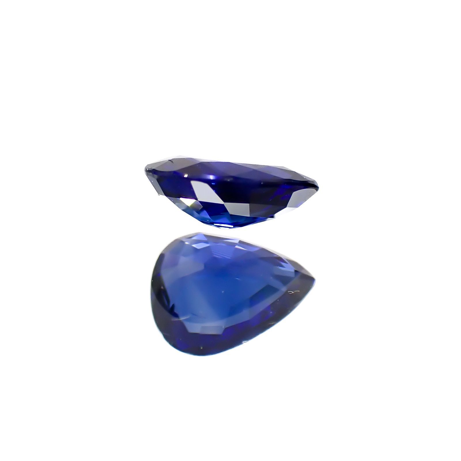 サファイア(宝石名サファイア)スリランカ/マダガスカル産 0.80ct 識別済[220917641]6.9x5.4mm前後