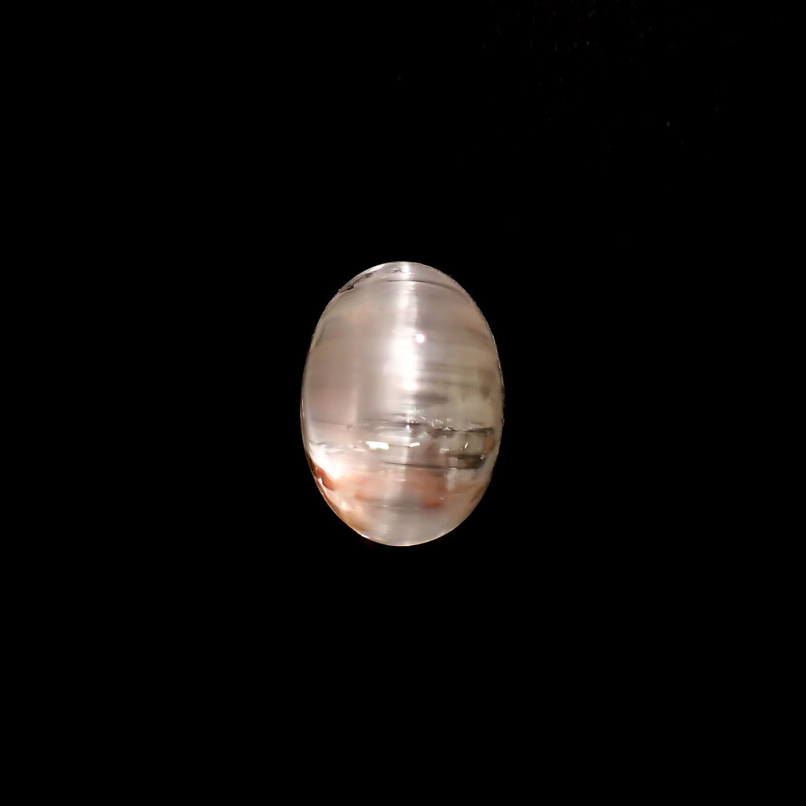 トパーズキャッツアイ ビルマ産 9.37ct[221018508]13x9.4mm前後
