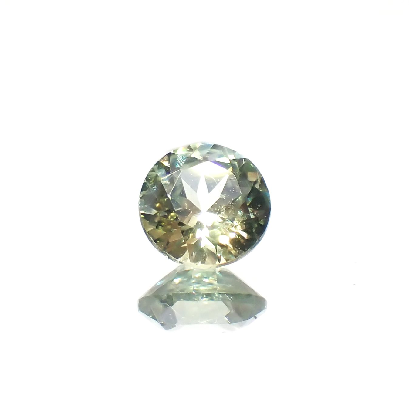 モンタナサファイア(宝石名サファイア)アメリカ・モンタナ州産 0.43ct 識別済[230321283]4.4x4.4mm前後