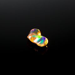 ファイヤーオパール 原石 メキシコ産 0.82ct[240125267]8.9x5.3mm前後