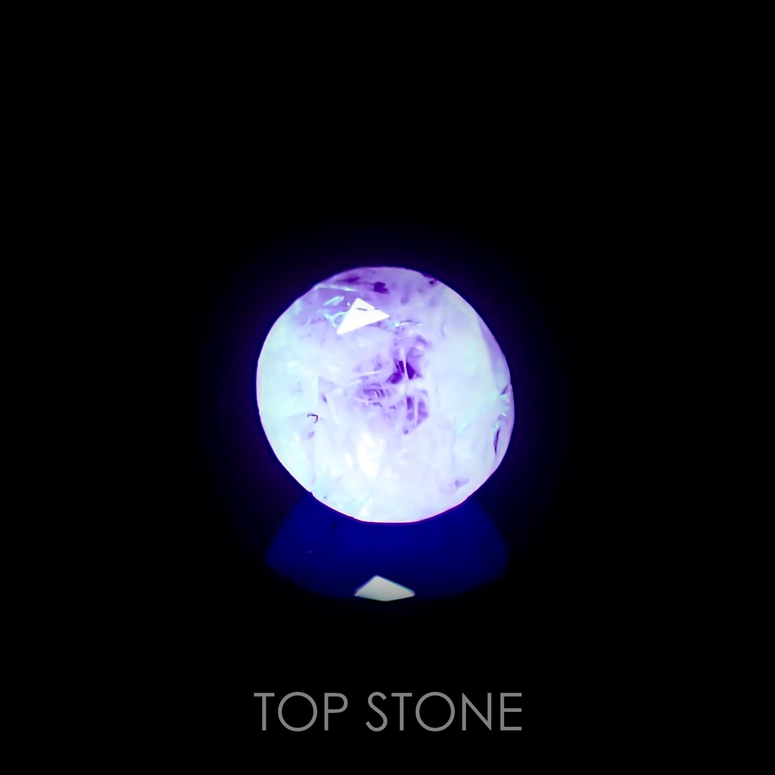 ジョハチドーライト(宝石名ジョハチドライト) ビルマ産 0.593ct ソ付(彩珠)[19111467]5.2×5.2mm前後