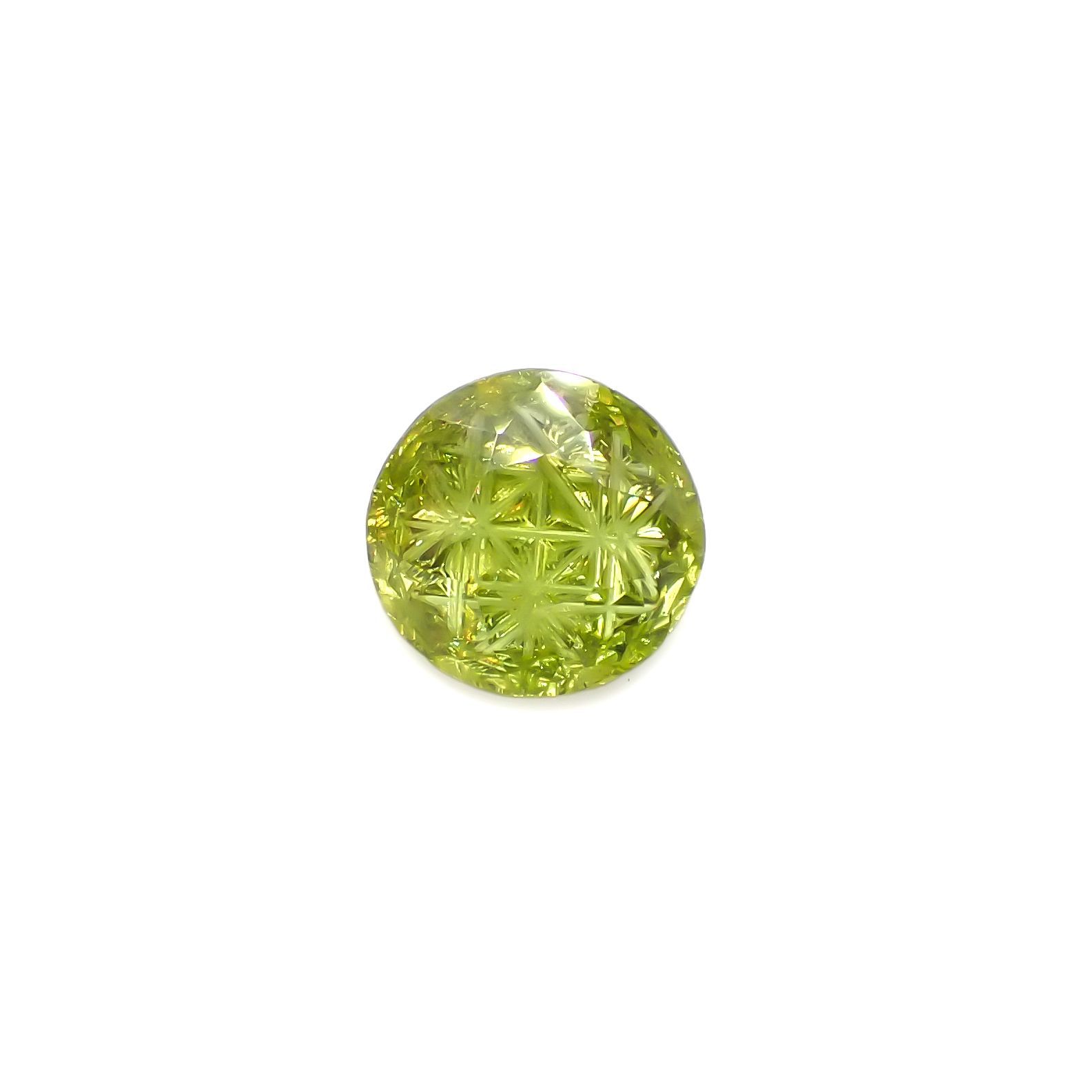 甲州貴石切子 ペリドット 3.98Ct - 工芸品