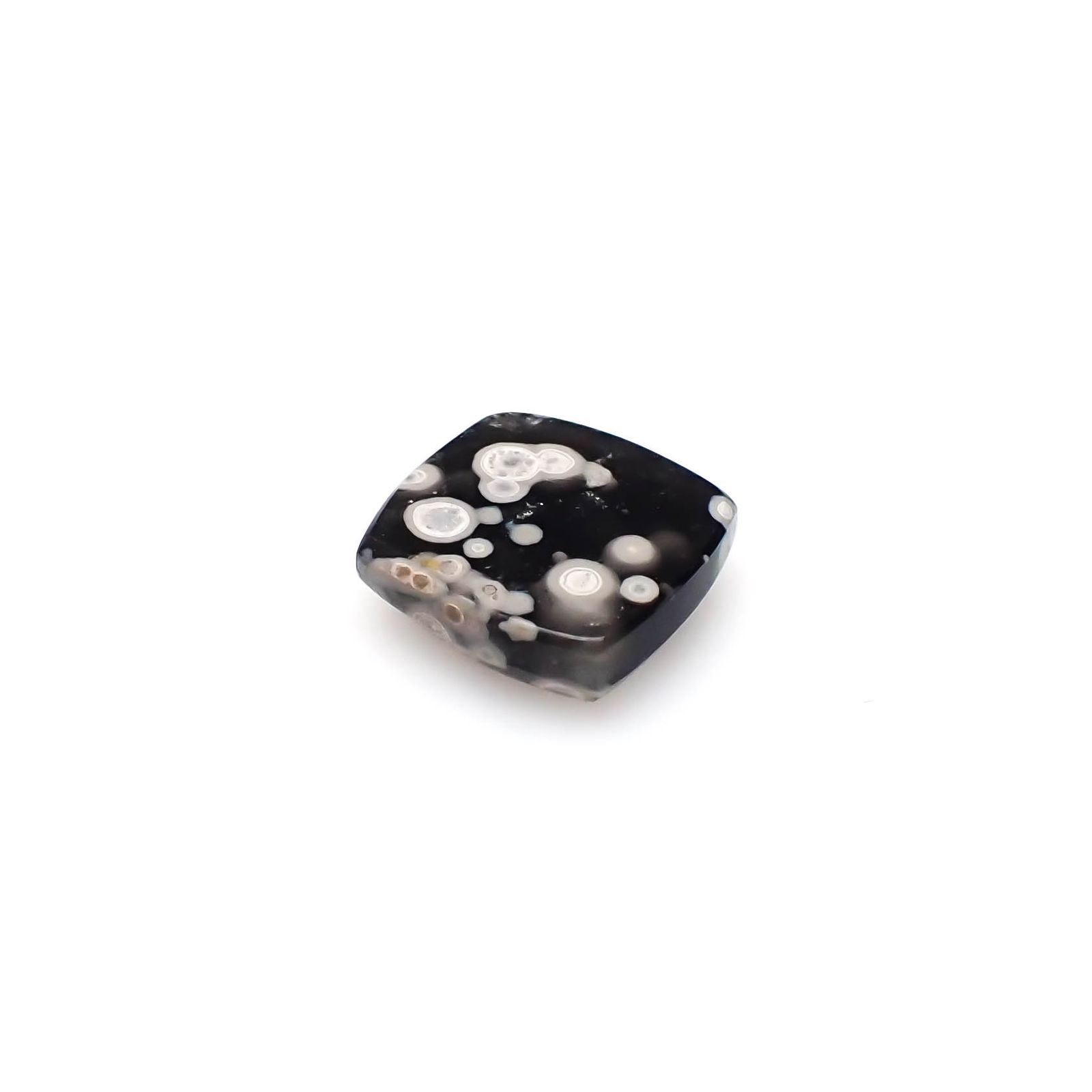コスミックオブシディアン イタリア産 5.01ct[240427068]12x11.7mm前後
