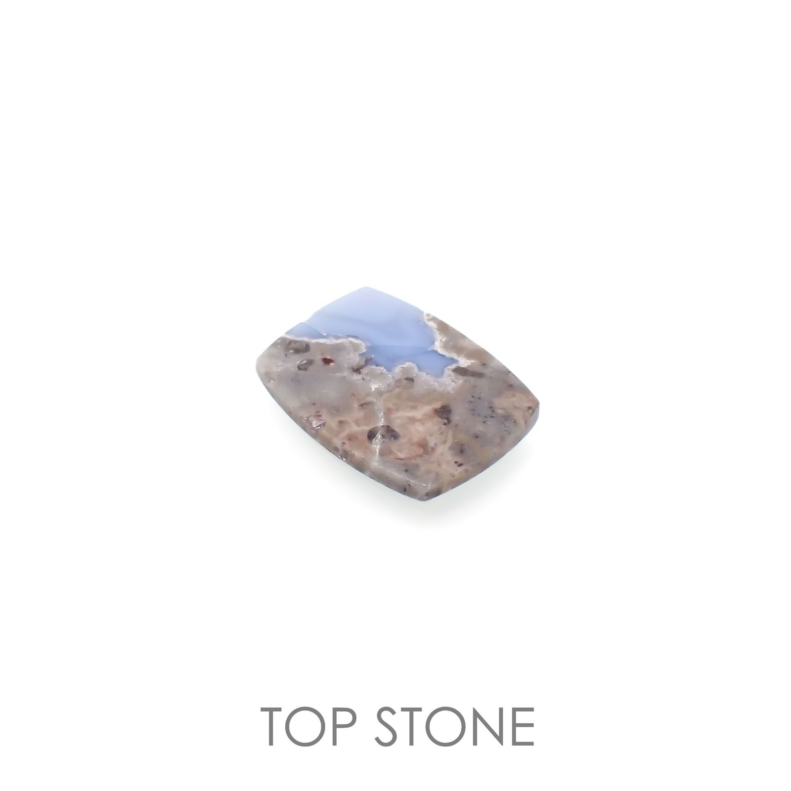 マトリックスブルーオパール アメリカ・オレゴン州産 3.92ct[220917813]14.7x11.1mm前後