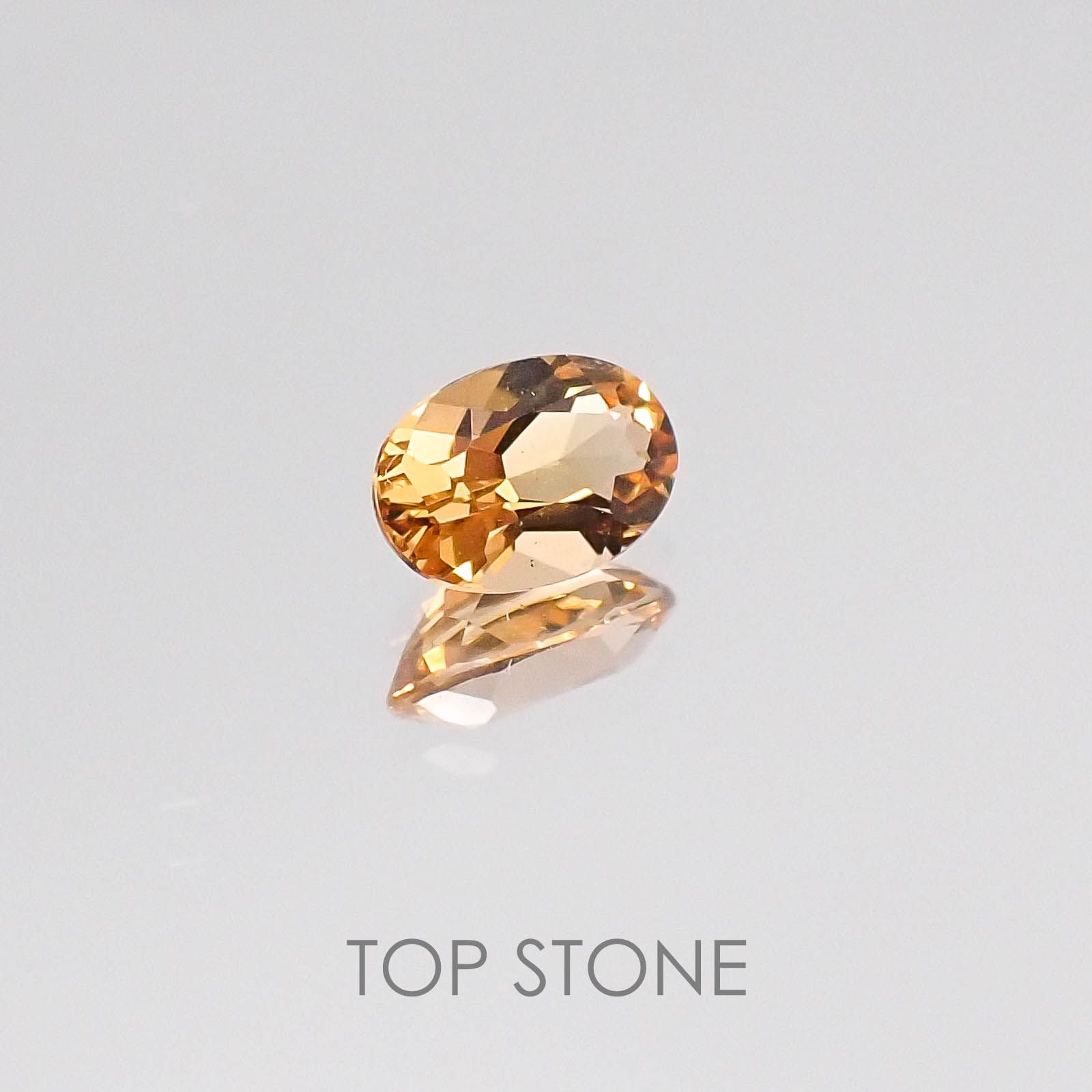 インペリアルトパーズ ブラジル産 ルース 0.35ct[20084380]5.2×3.5mm前後